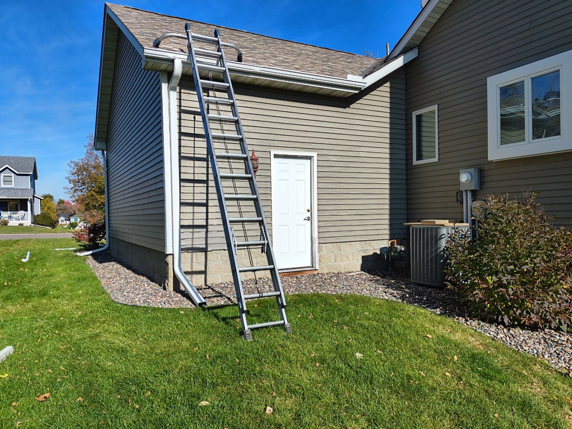 5" Seamless Gutters with Gutter Covers Installed Monticello, MN by Next Level Seamless Gutters / Exteriors Inc.