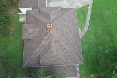 Residential Roofing Installation using GAF TImberline HDZ Hickory