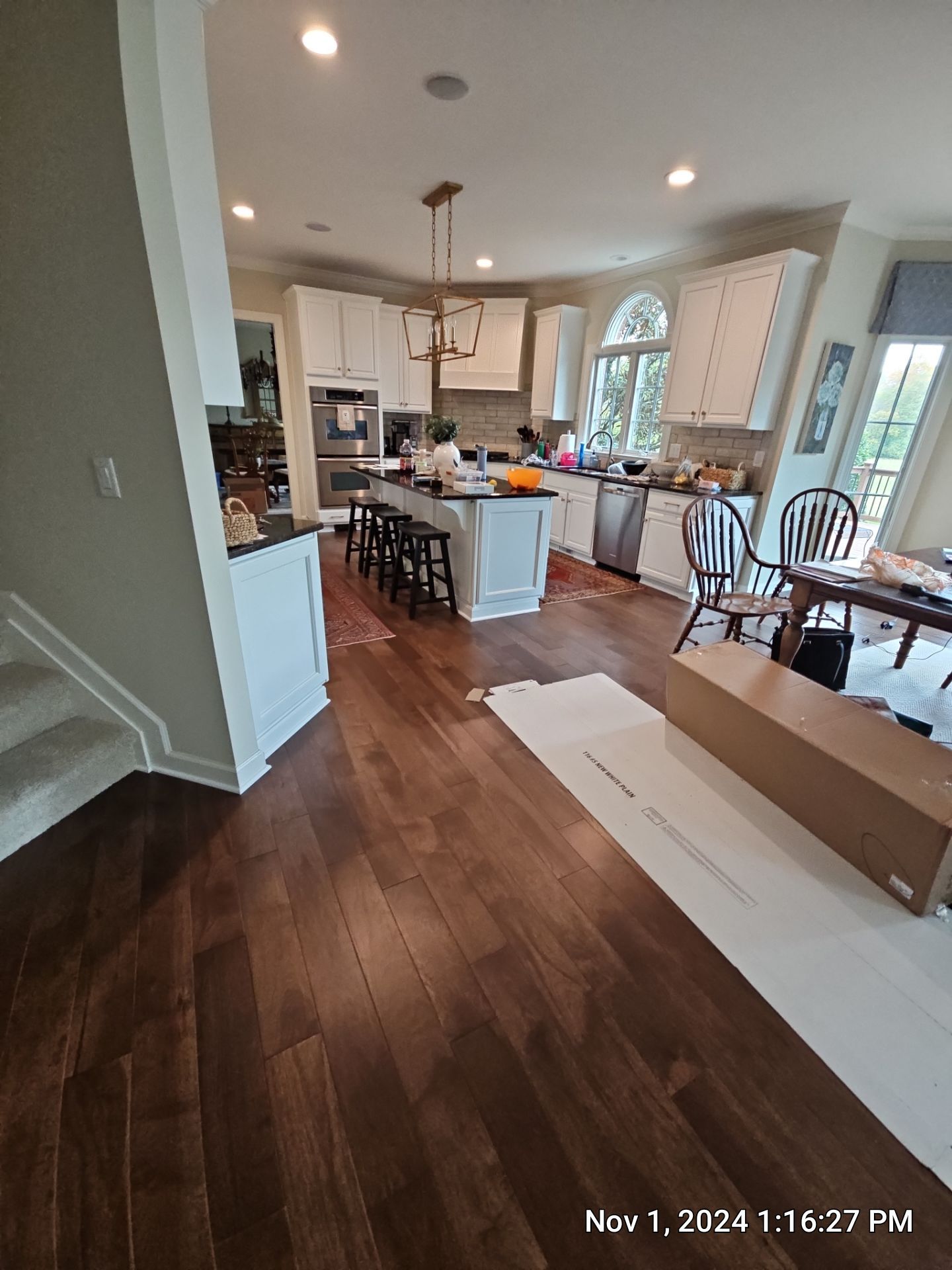 New Hardwood and Refinished Stairs  by Footprints Floors of Nashville