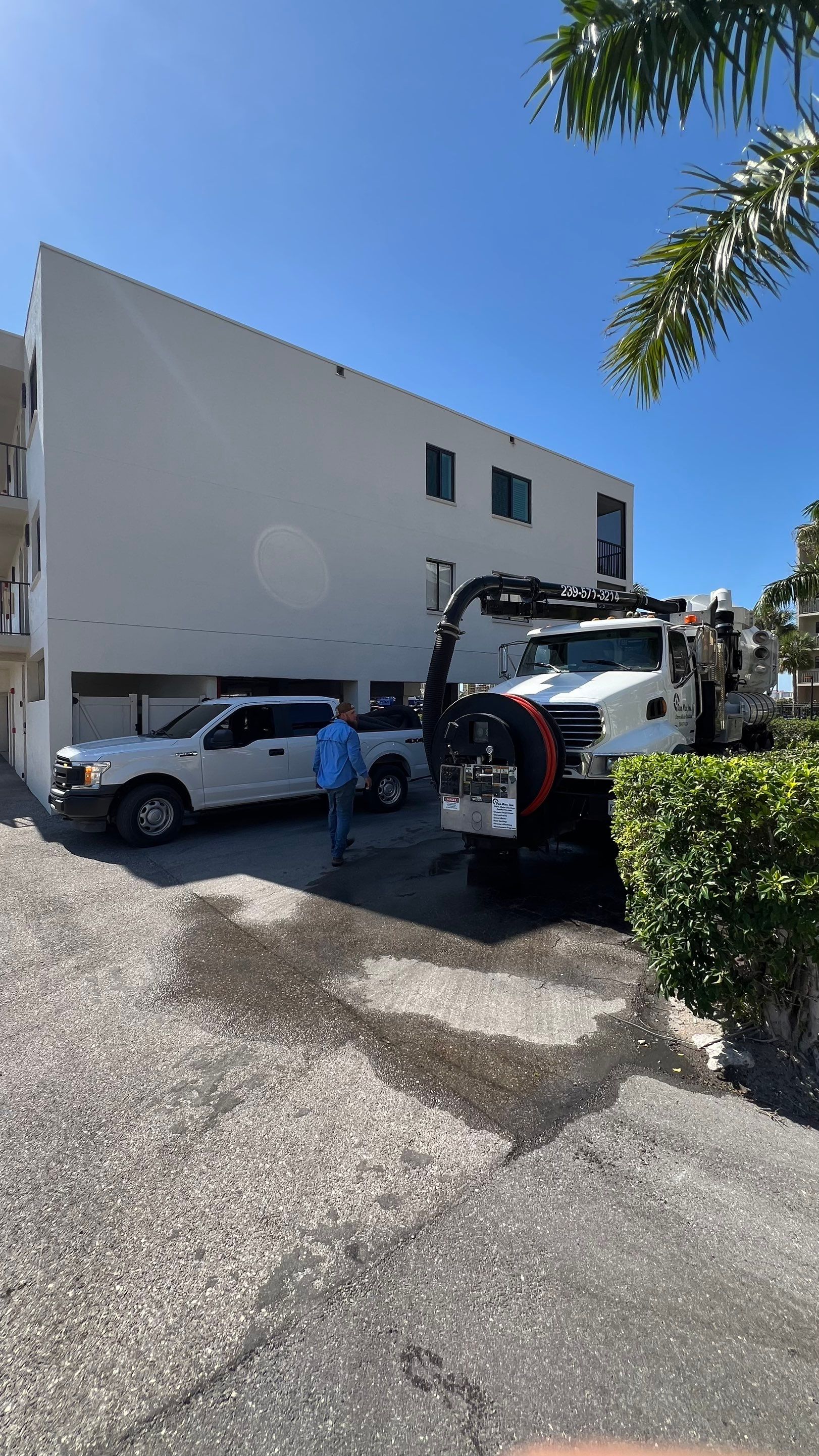 Naples Condo Catch Basin Cleaning by Don Mar, Inc. Storm Water Solutions