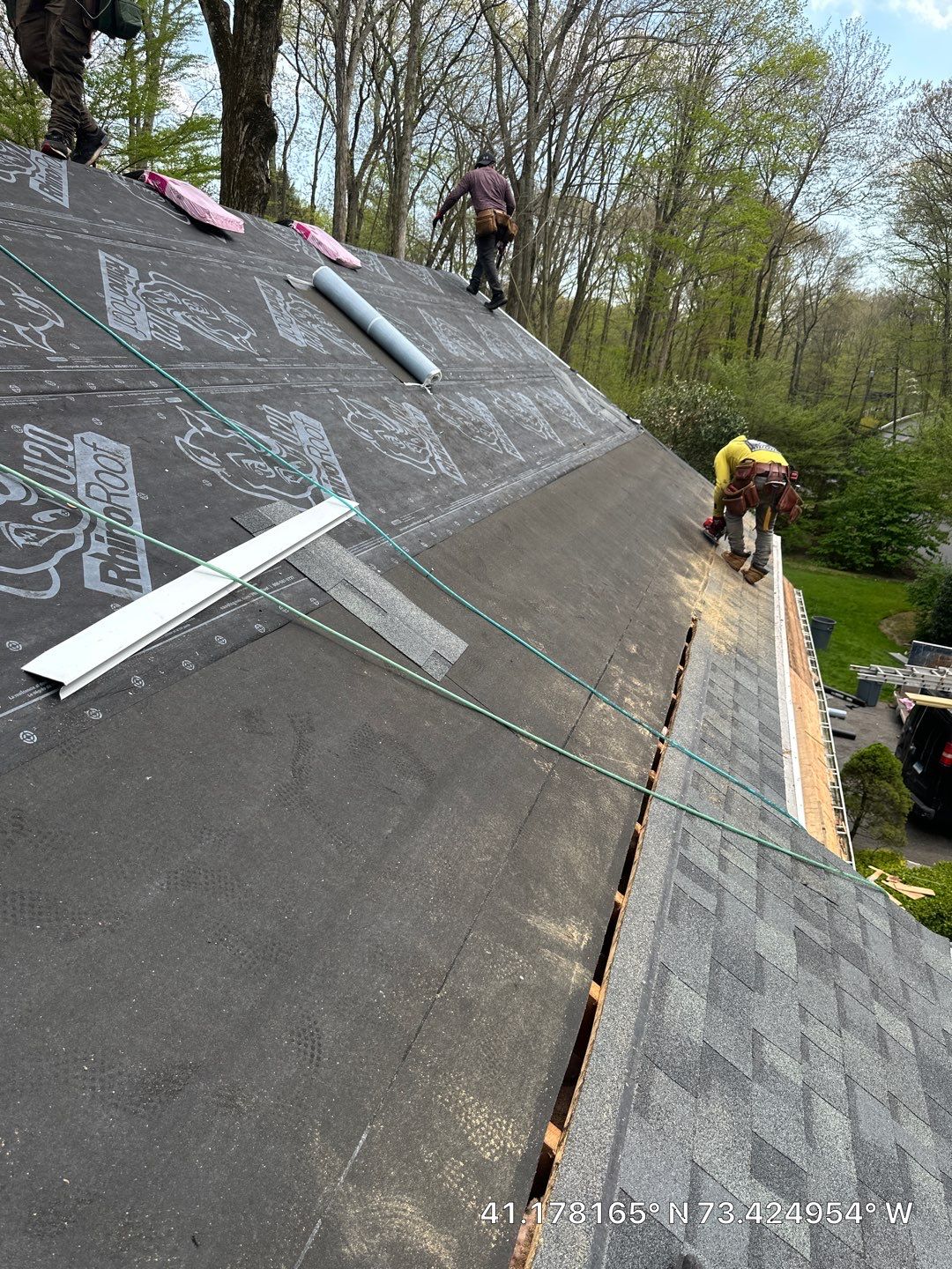 Residential Roofing Installation using Owens Corning TruDefinition Duration - Estate Gray by A Plus Exterior