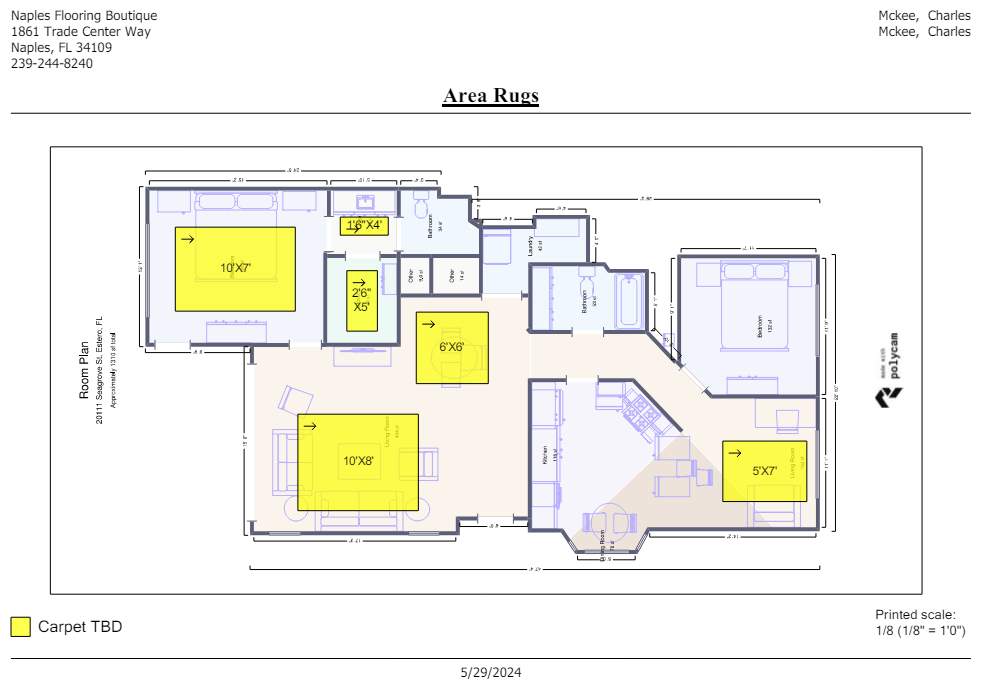 Estero Condo Remodel  by Naples Flooring Boutique