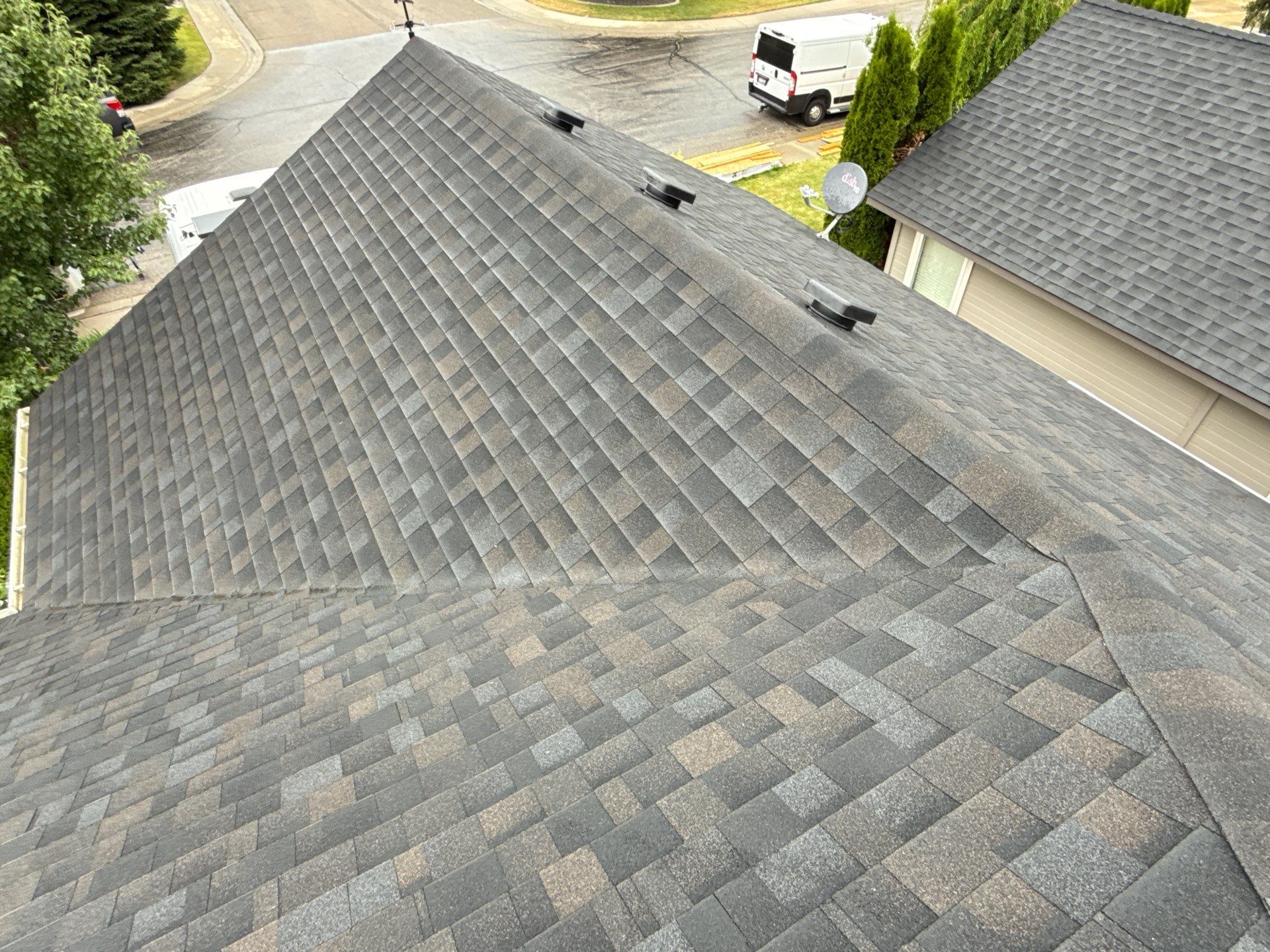 Architectural Shingle Roof Replacement and New Ventilation in Boise by Olive Roofing