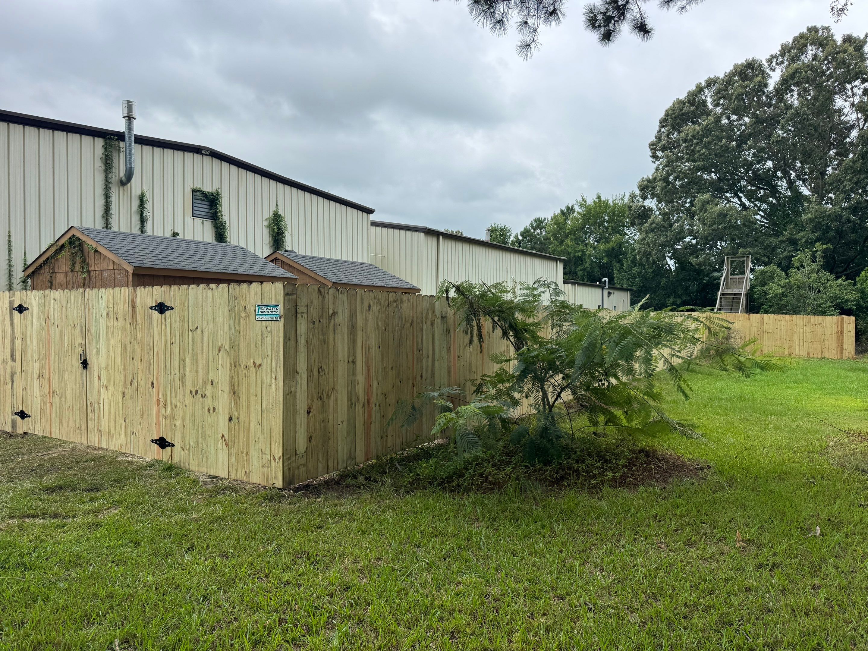 Warmth & Strength in Wood by Tidewater Fence