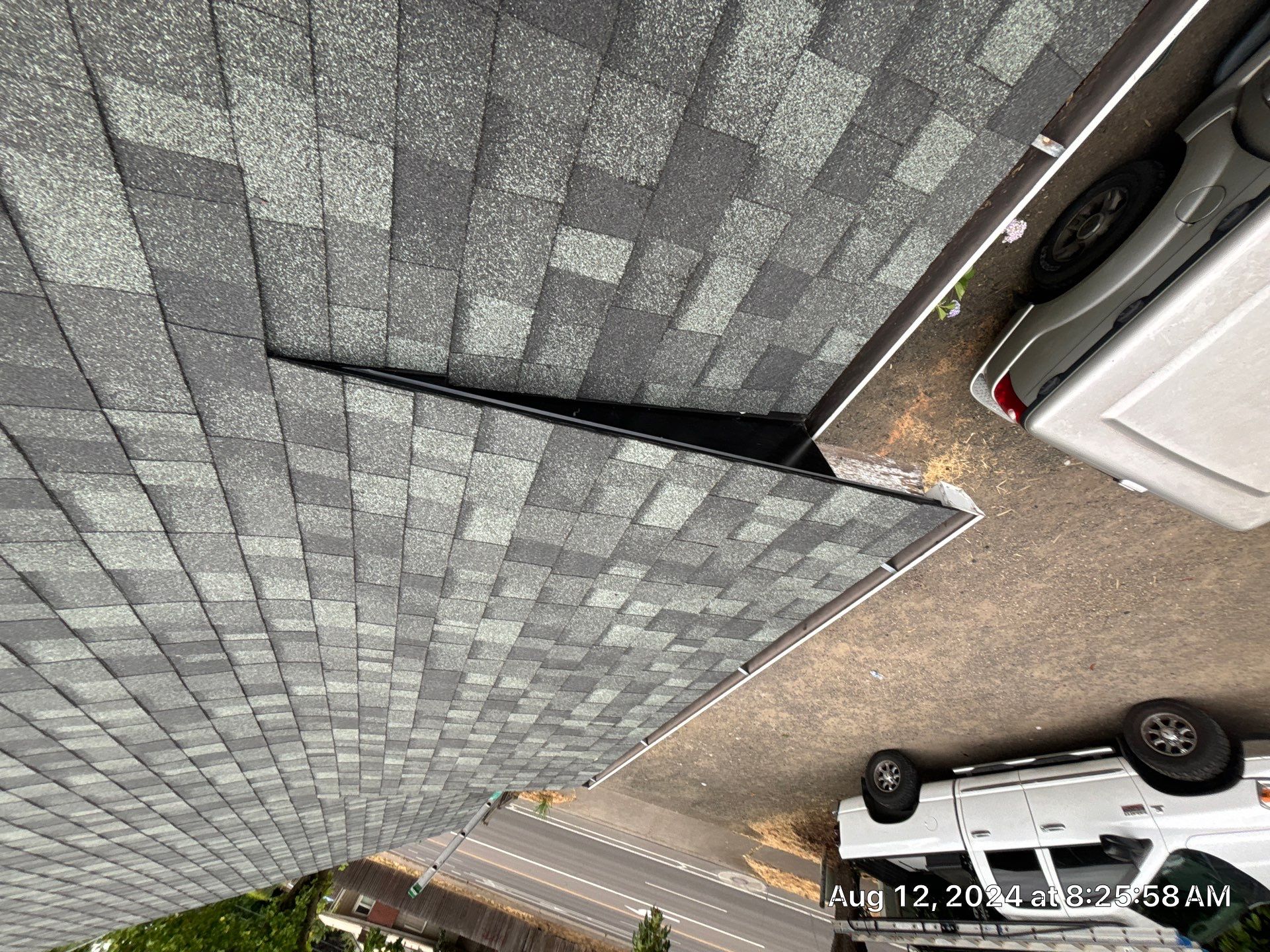 Residential Reroof using Owens Corning Duration Shingles in the color Estate Gray. by BEST Roofing & Waterproofing