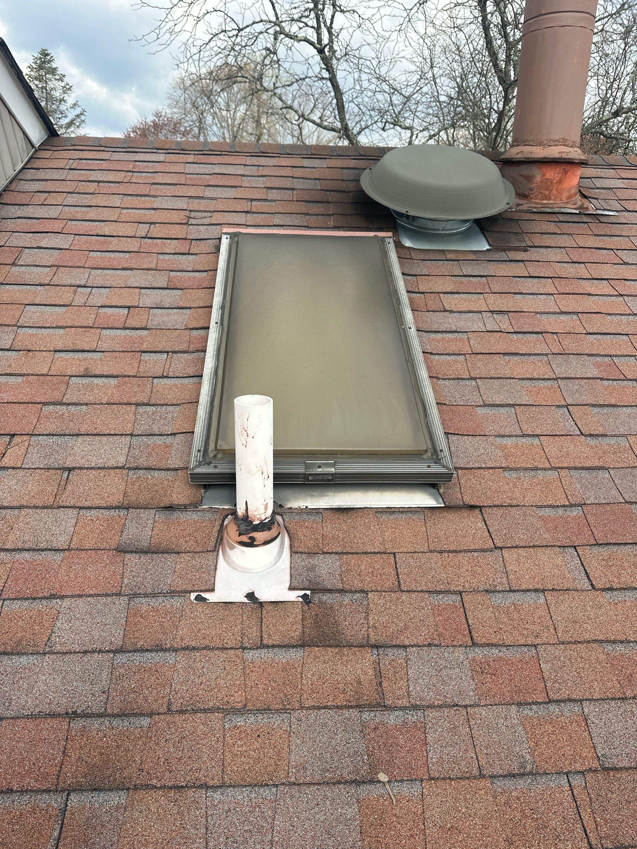Skylight using Velux Fixed Curb Mounted Skylight by ExteriorPros