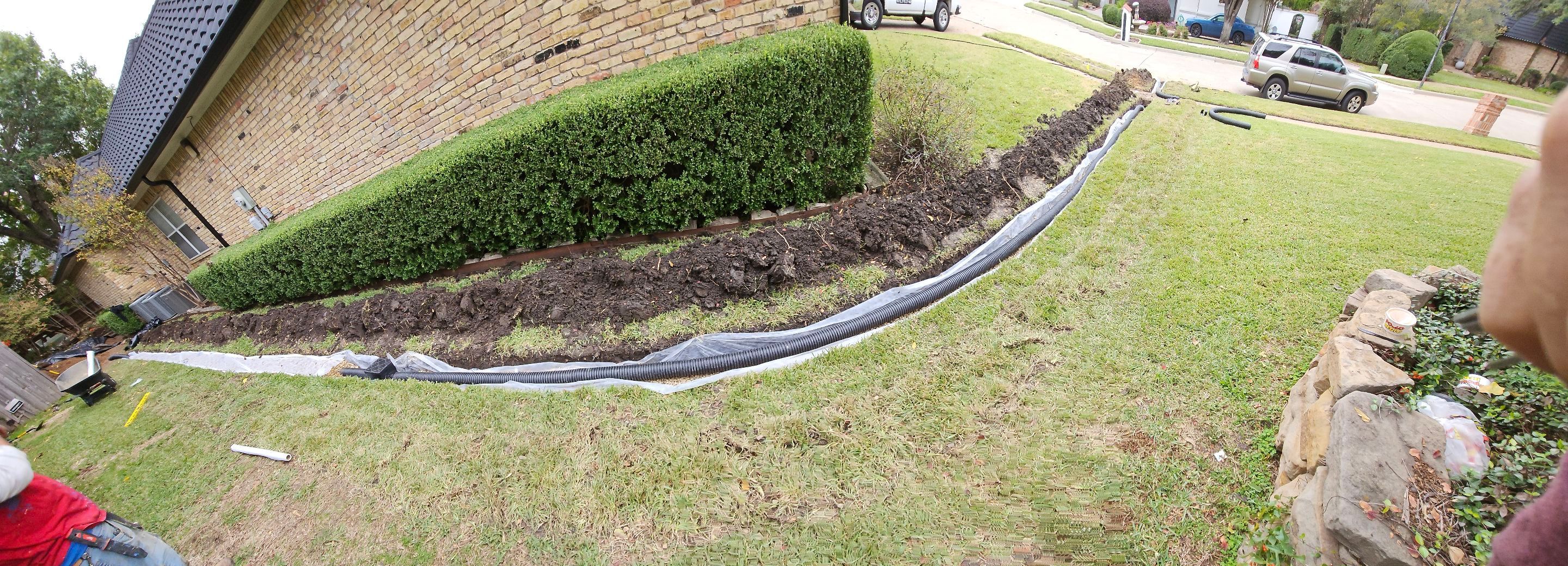 French Drain & Retaining Wall by EL-GC LLC 