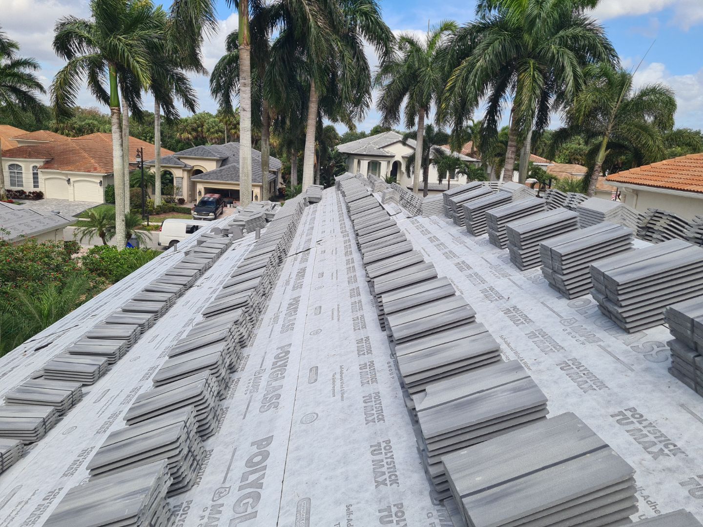 Residential Roofing Installation using WestLake Roofing Tile by BLUES BROTHERS ROOFING