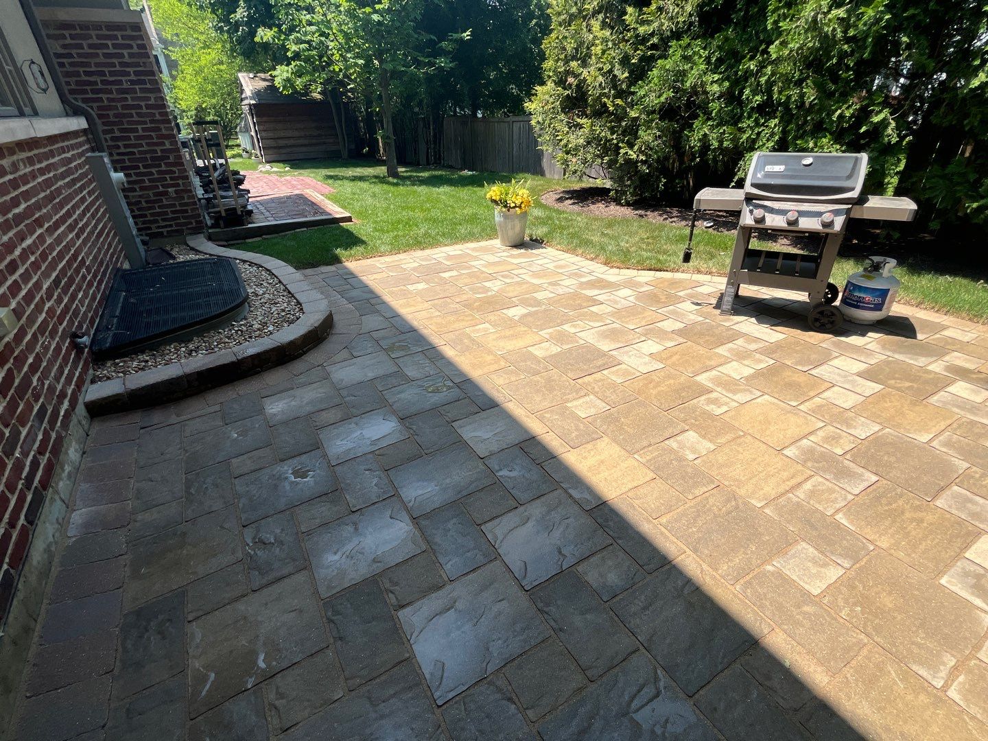 bluestone using Algaecide, soft wash soap by Northern Power Washing LLC.