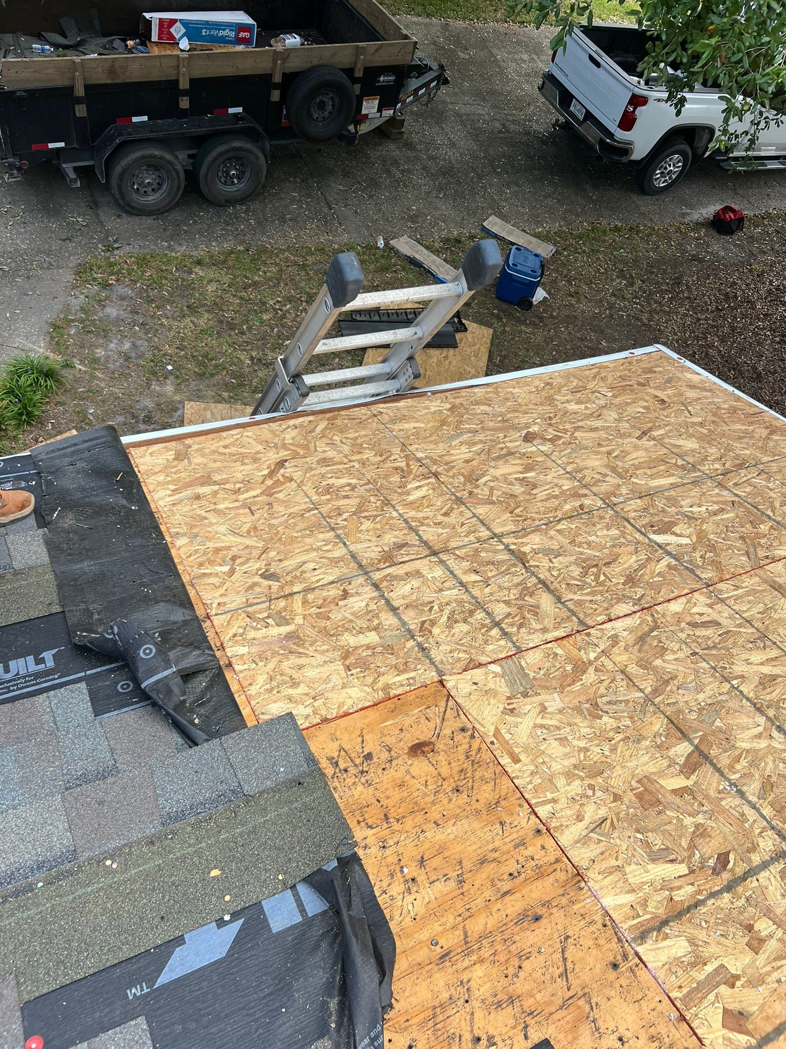 Roof Repair using Certainteed Landmark Weatherwood by RGR Construction and Roofing, LLC