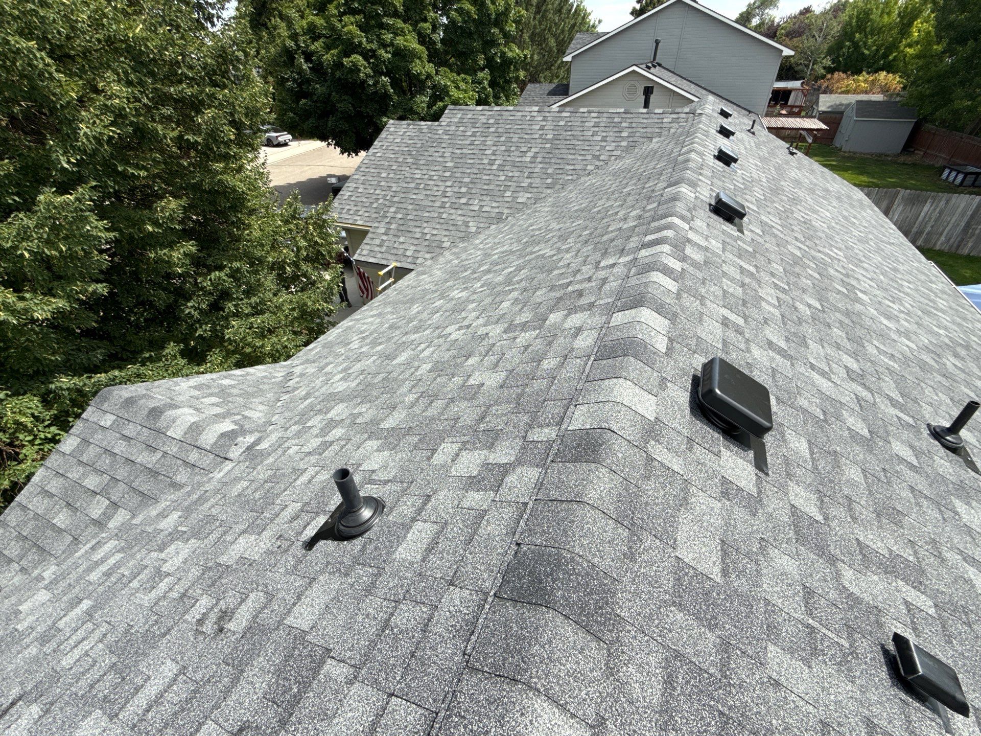 Full Residential Roof Replacement in Kuna Featuring Architectural Shingles by Olive Roofing