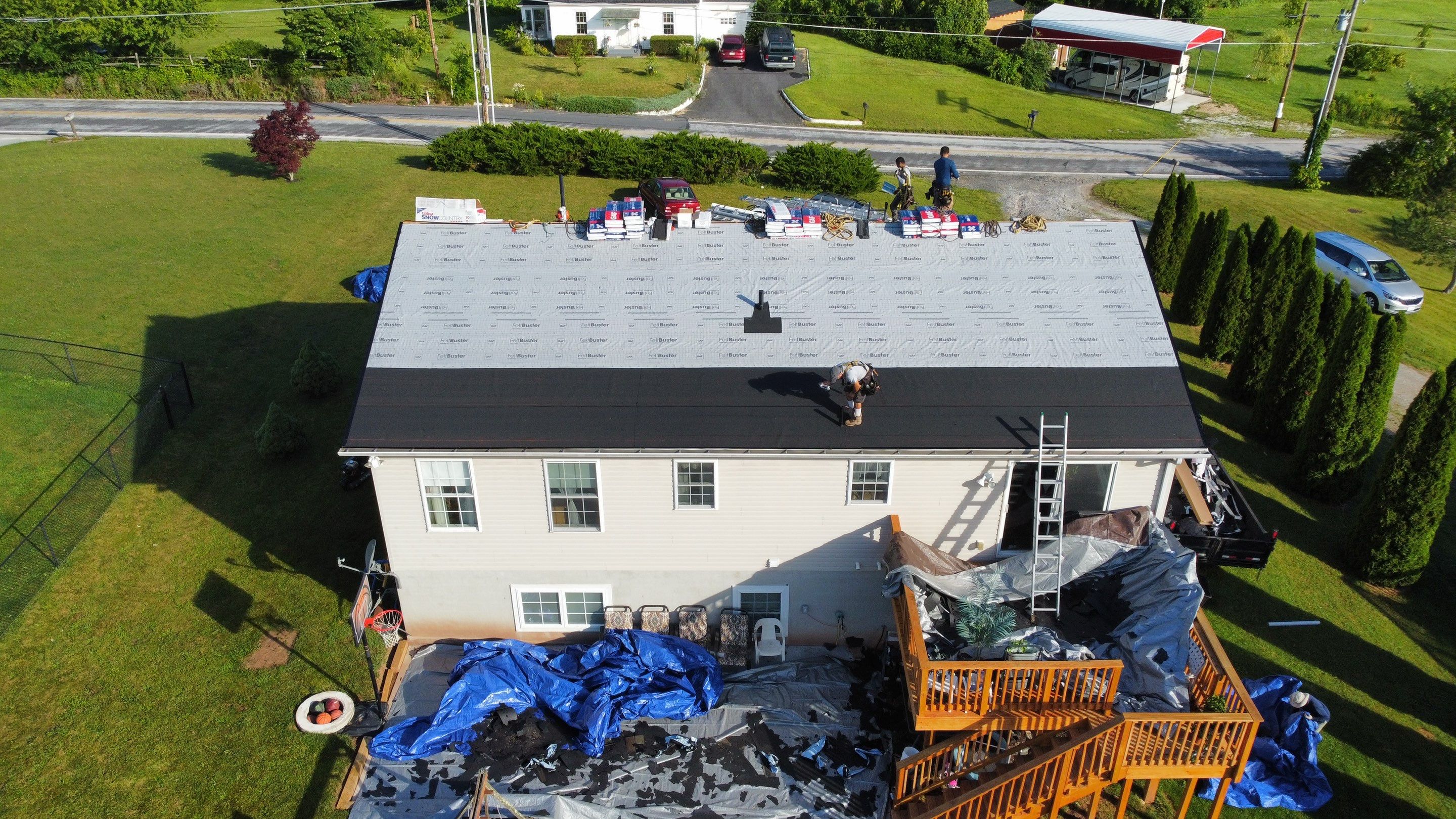 New BulletpROOF+ Lifetime Roofing System due to wind damage. by BulletpROOF Exteriors