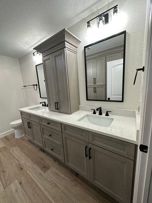 Rimline Full Bath Remodel with Tub to Shower Conversion