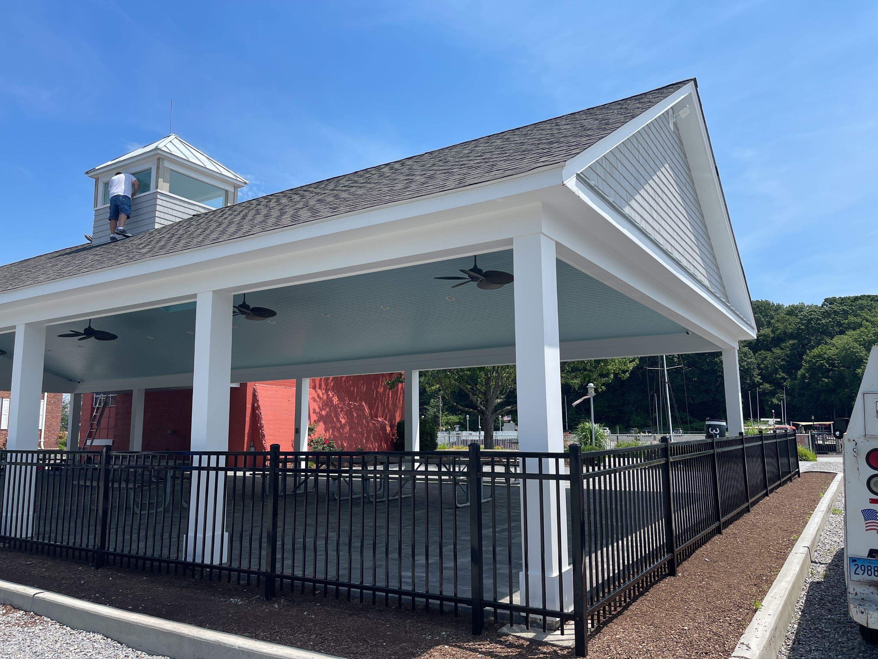 Gutter Installation using Galvanized steel 6" K Style by A Plus Exterior