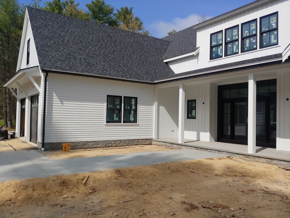Gutter Installation using 6" Half Round Aluminum Gutter by Gutter Pro Enterprises