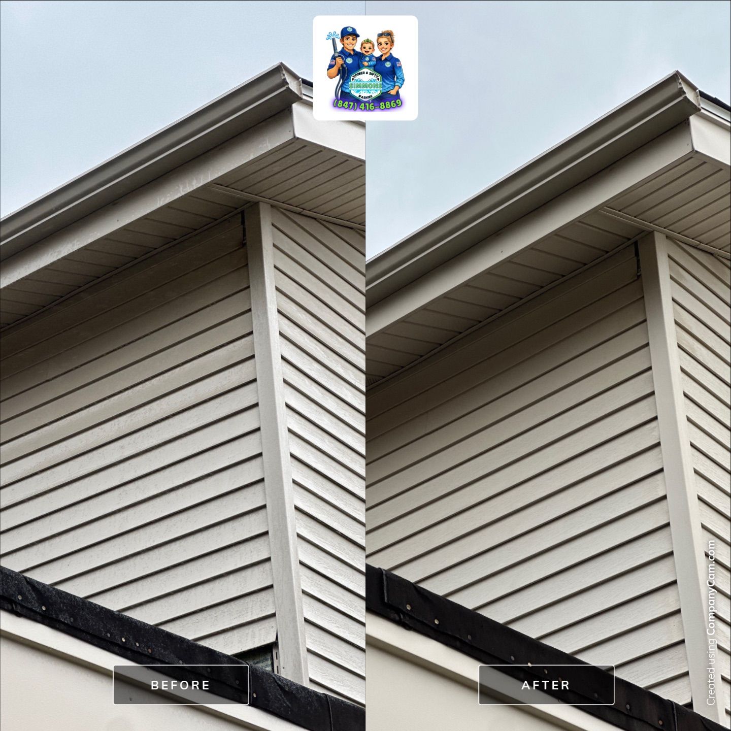 Project in Wood Dale by Simmons Power & Soft Washing