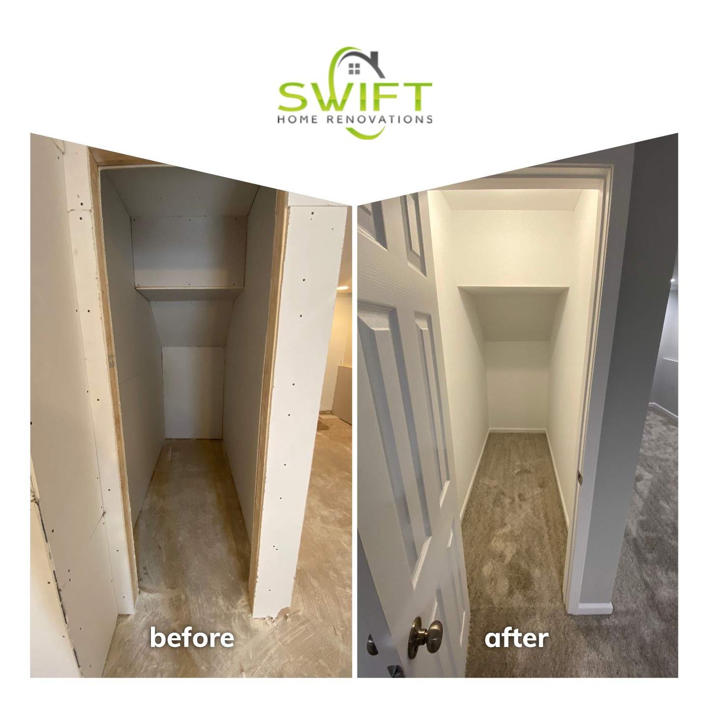 Complete Basement Remodeling and Living Space Conversion in Marietta by Swift Home Renovations