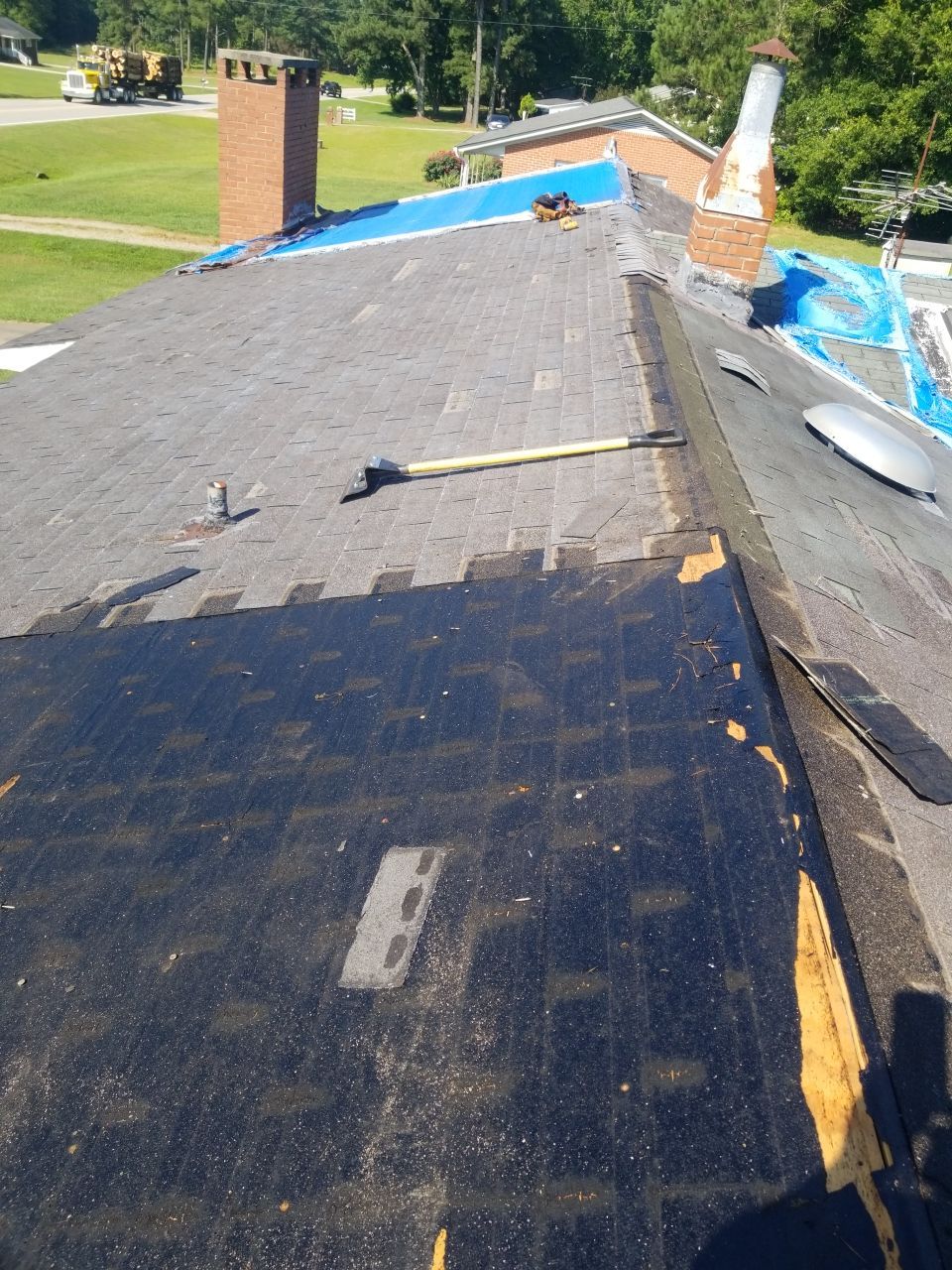 Re-roof by American Roofing NC