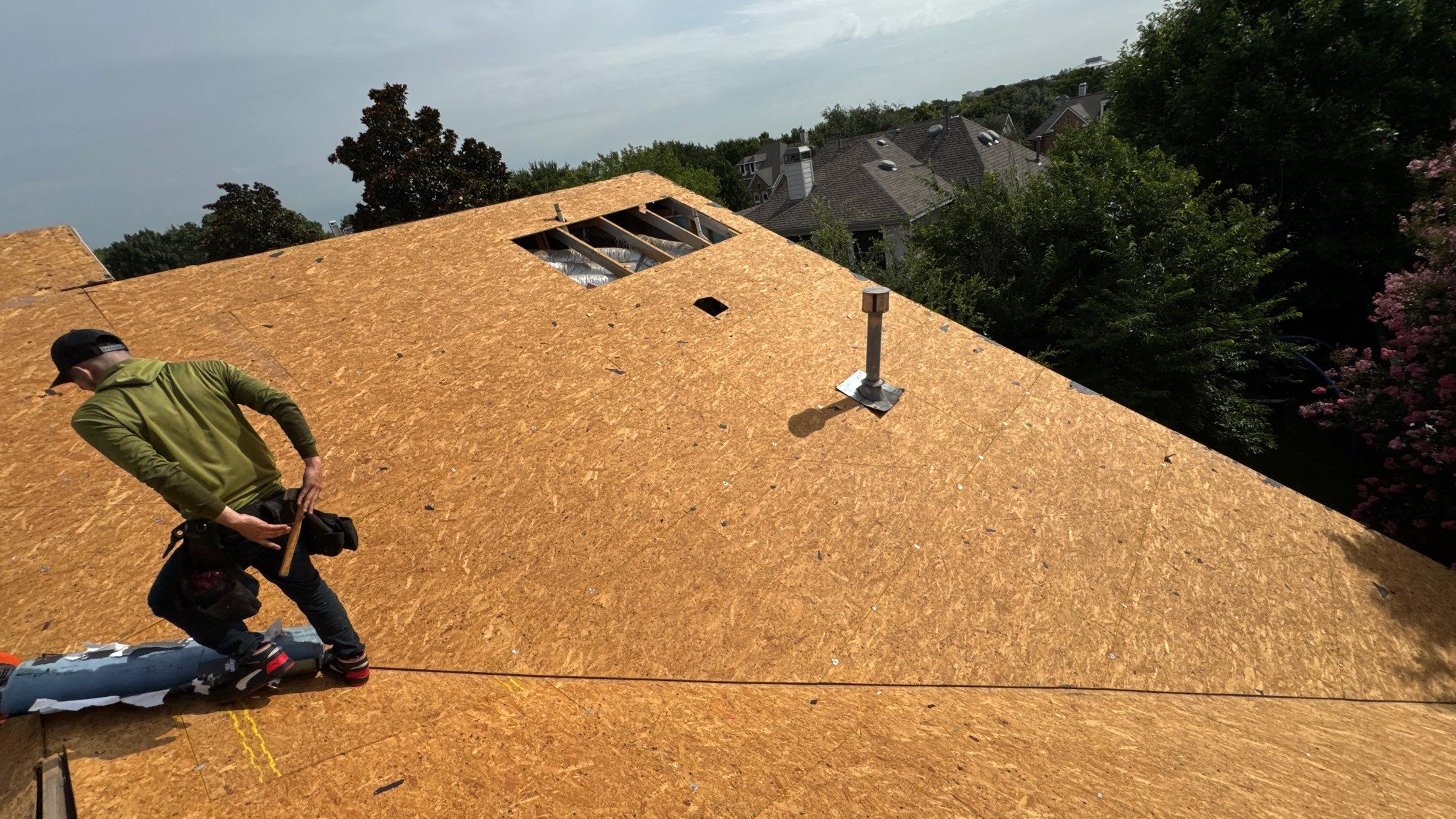 Residential Roofing Installation using Malarkey Secure Choice Roof System by Harvey Roofing & Construction