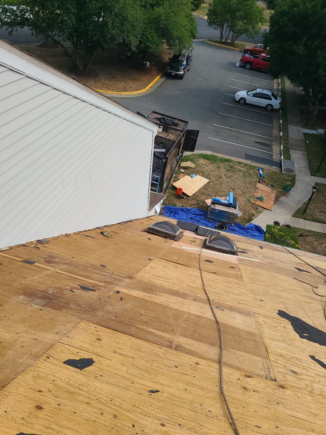 Montclair: Roof Installation with CertainTeed Landmark Designer Shingles in Burnt Sienna by RM Banning, Inc.