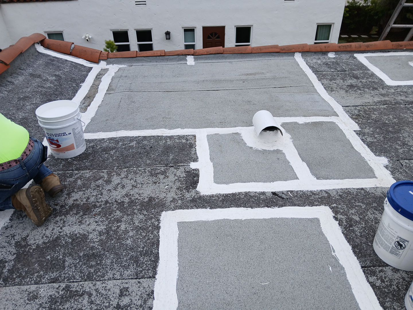 Tile Reset & Silicone Coating using American Standard Coatings Silicone-S by Hull Brothers Roofing