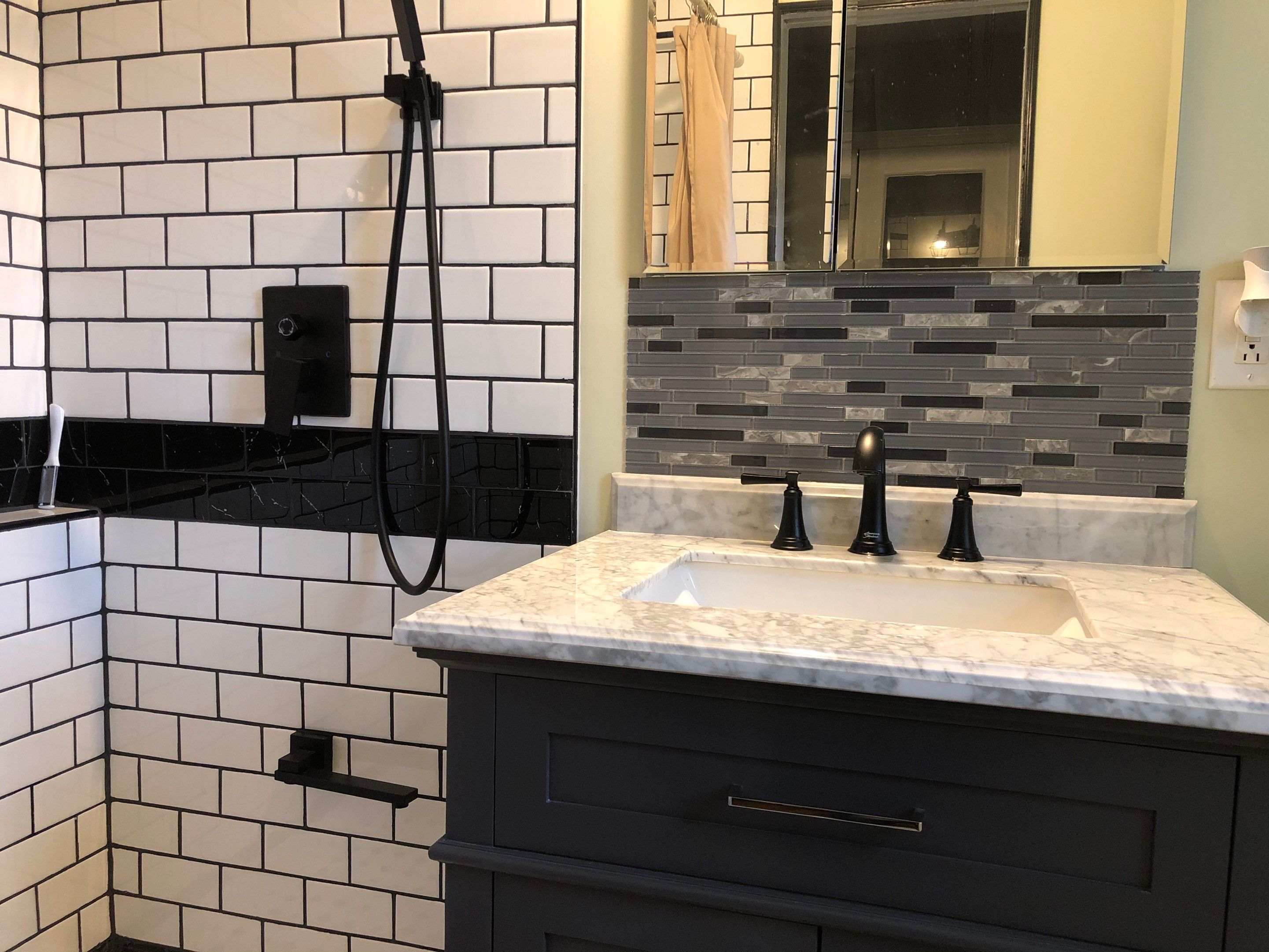 Bathroom Remodel using Tile by Home Concepts Construction