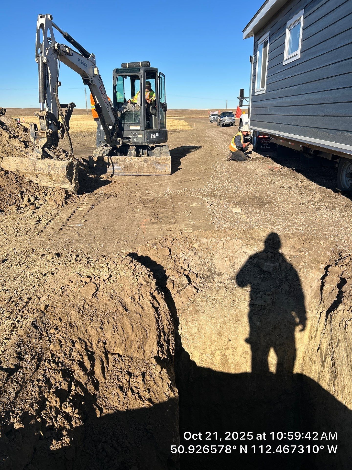 Full Septic System Installation With Polyethylene Tanks In Alberta by Septic Medic Inc.