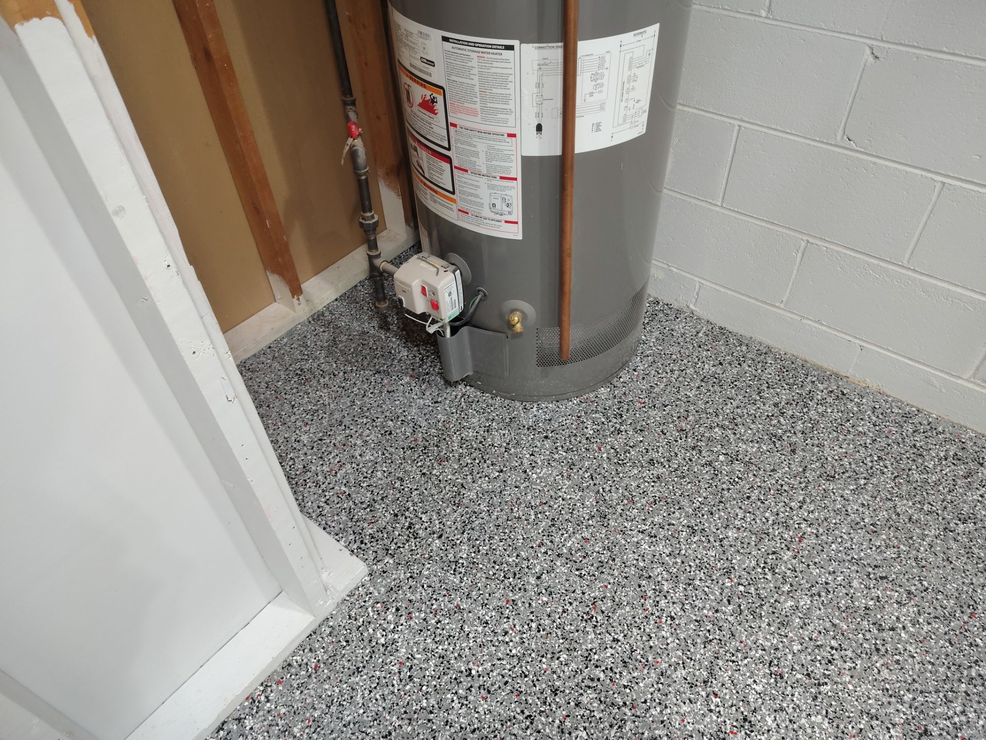 Windsor Heights Basement Remodel by Revival Concrete Coatings