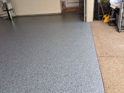Garage Floor Coating using Nightfall by My Garage Floor Guys
