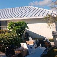 24ga 1.5" Mechanical Seam Regal White  by Total Roofing System The Metal Roof Experts