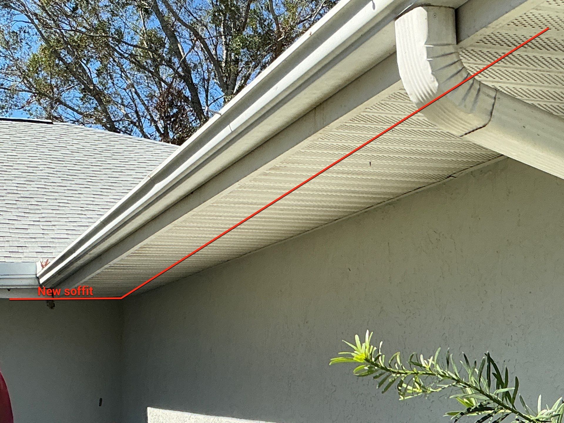 Install Vinyl Soffit in Sarasota FL by Gutter Professors