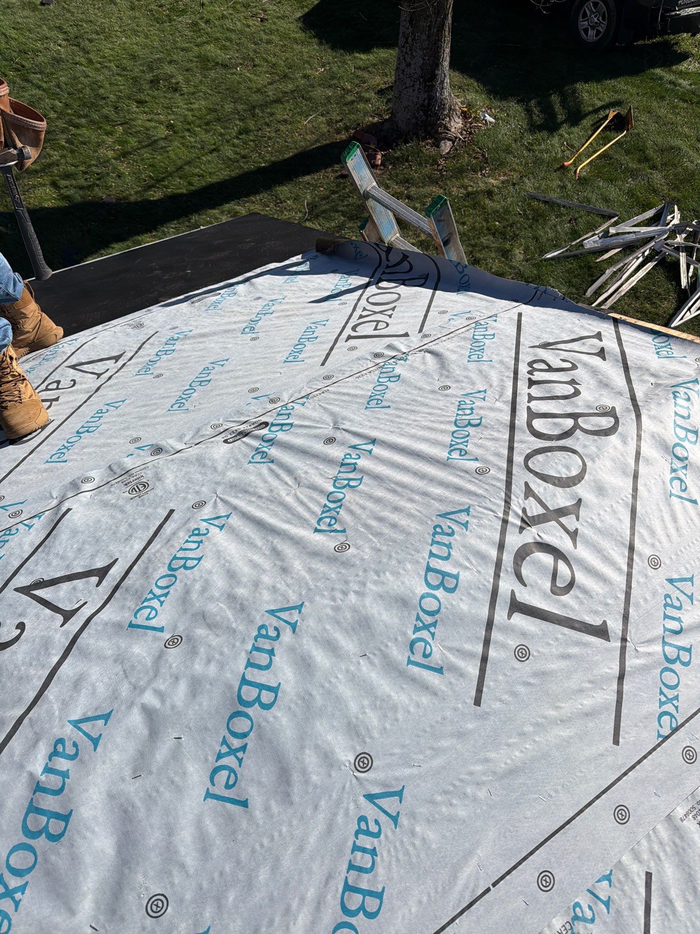 Residential Roofing Installation using GAF Timberline HDZ Pewter Gray by Rainstoppers Roofing