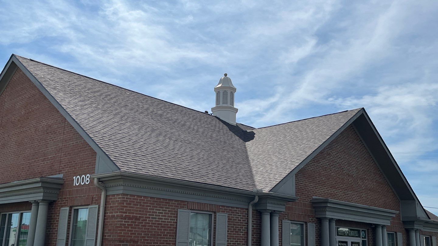 Commercial Roofing Installation using Performance Shingles by Mr. Roofer