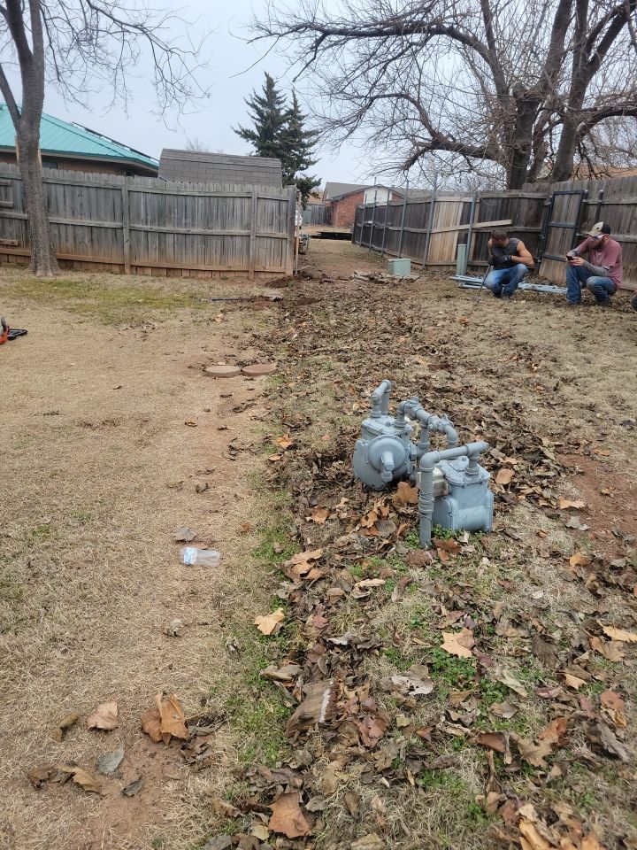 Fence , Concrete Pads , and Tree Removal by Clays Services Inc