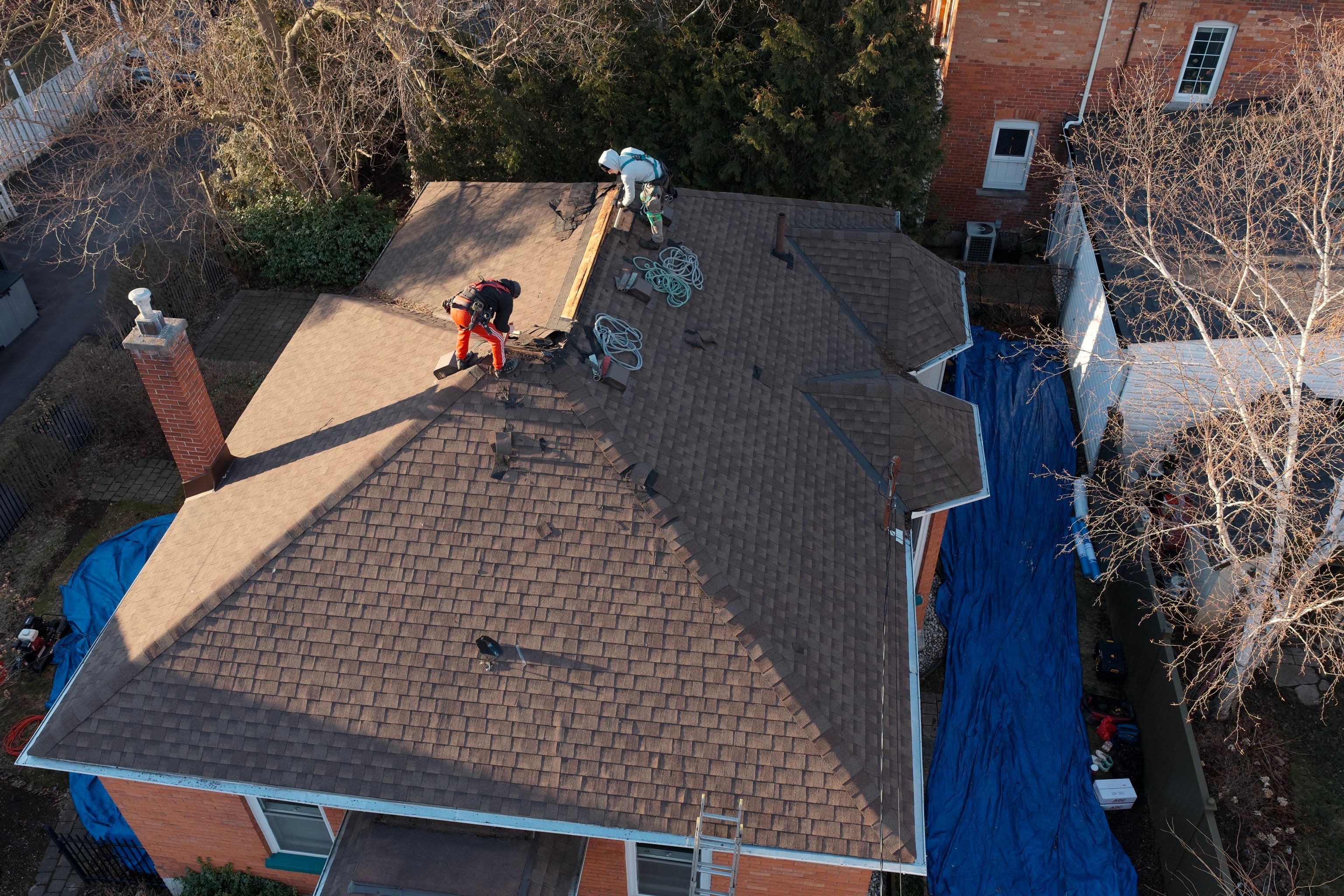 Project in Hamilton by The Roofing Crew