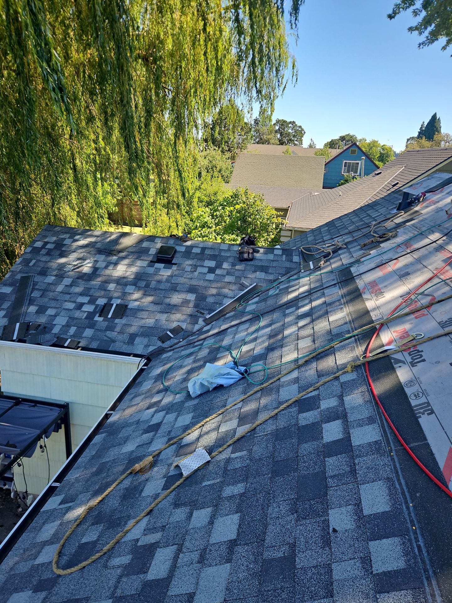 Residential Roofing Installation using IKO Dynasty (Color: Summit Grey) by Orezona Building & Roofing Company, Inc.