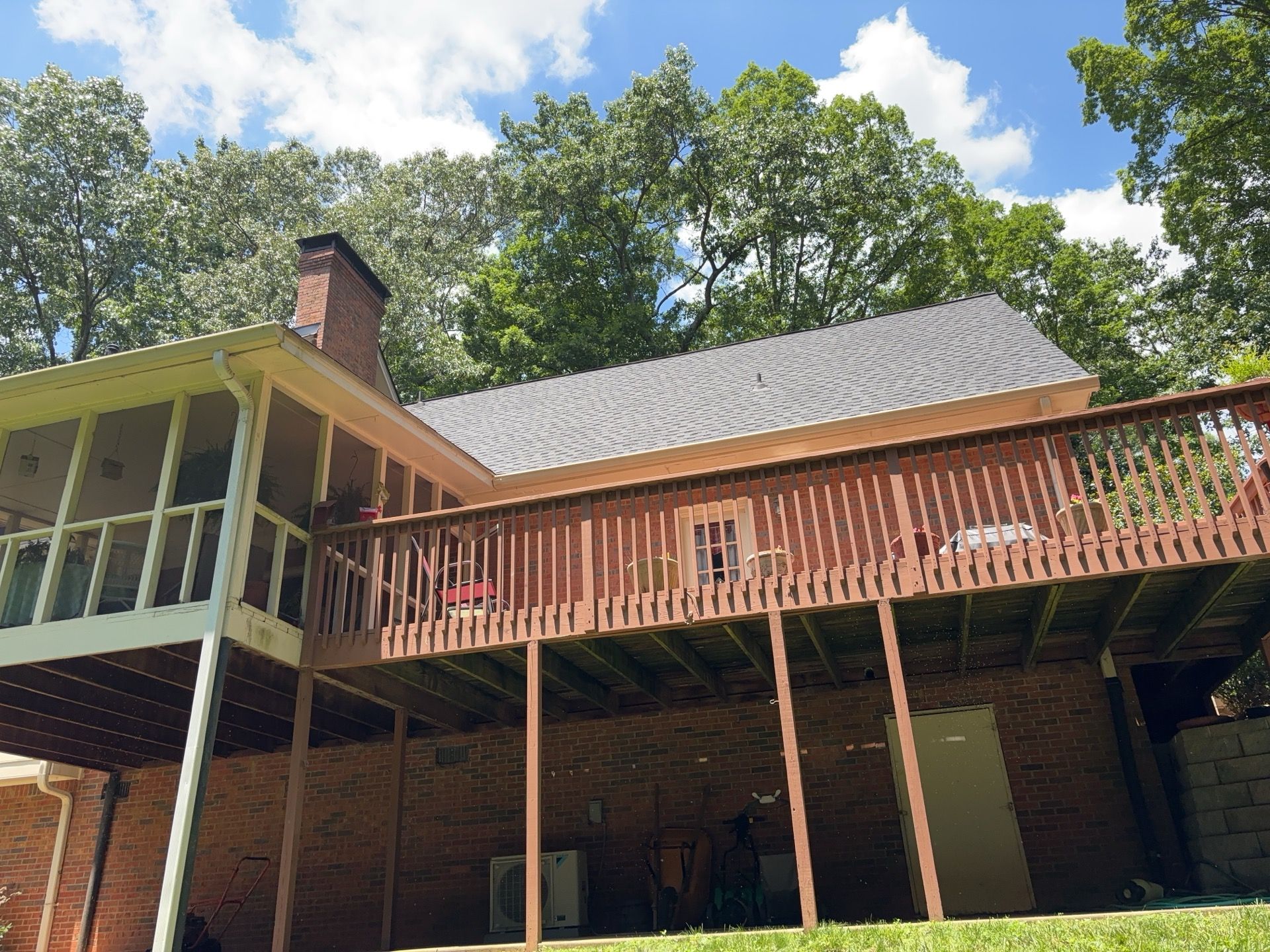 Stone Mountain, GA Rotted Wood & Shutter Replacement, Exterior Paint, and Deck Resurface by Nelson Exteriors