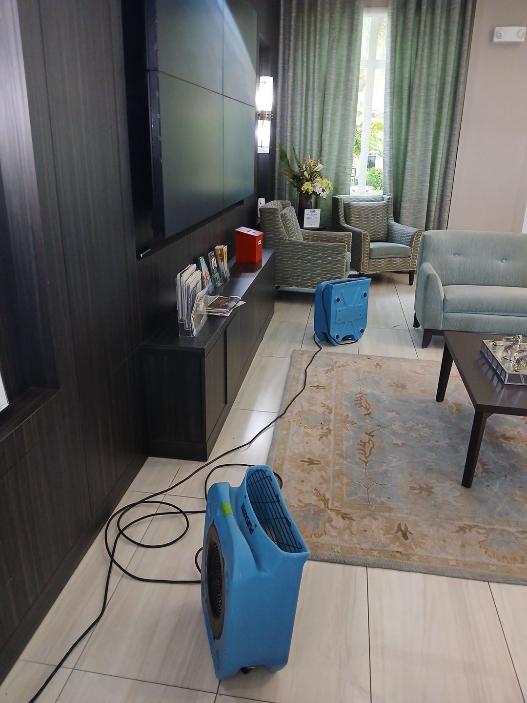 Commercial Water Damage Mitigation and Floor Drying in Boynton Beach by SuperClean
