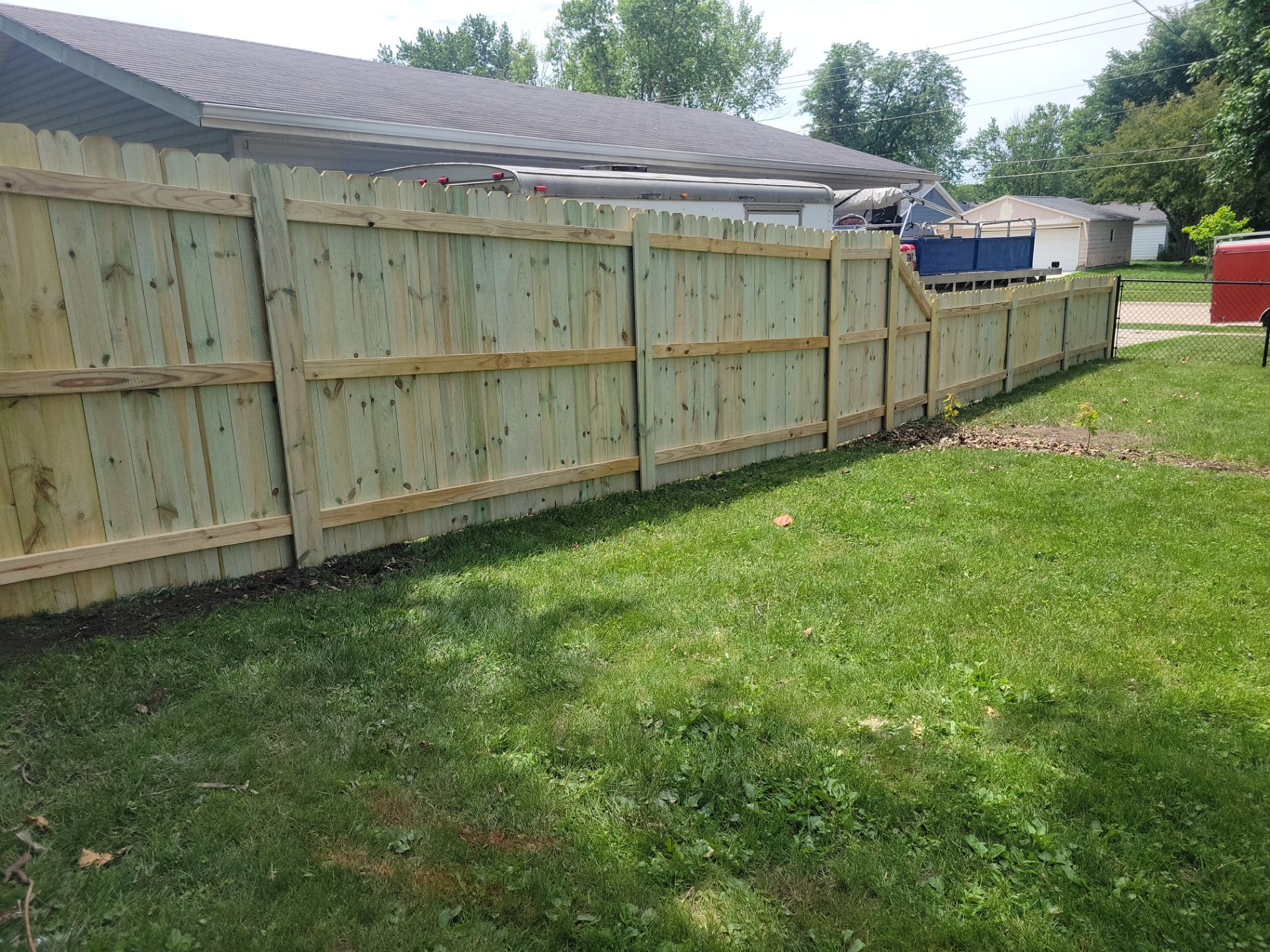 Project in Cedar Falls by Perfect Picket Fence and Stain