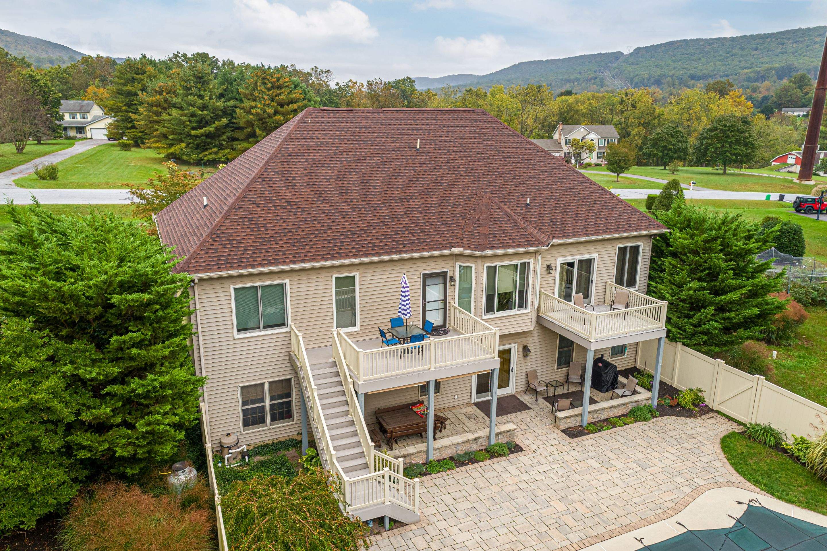 Shingle Roof-hickory by Esh Builders