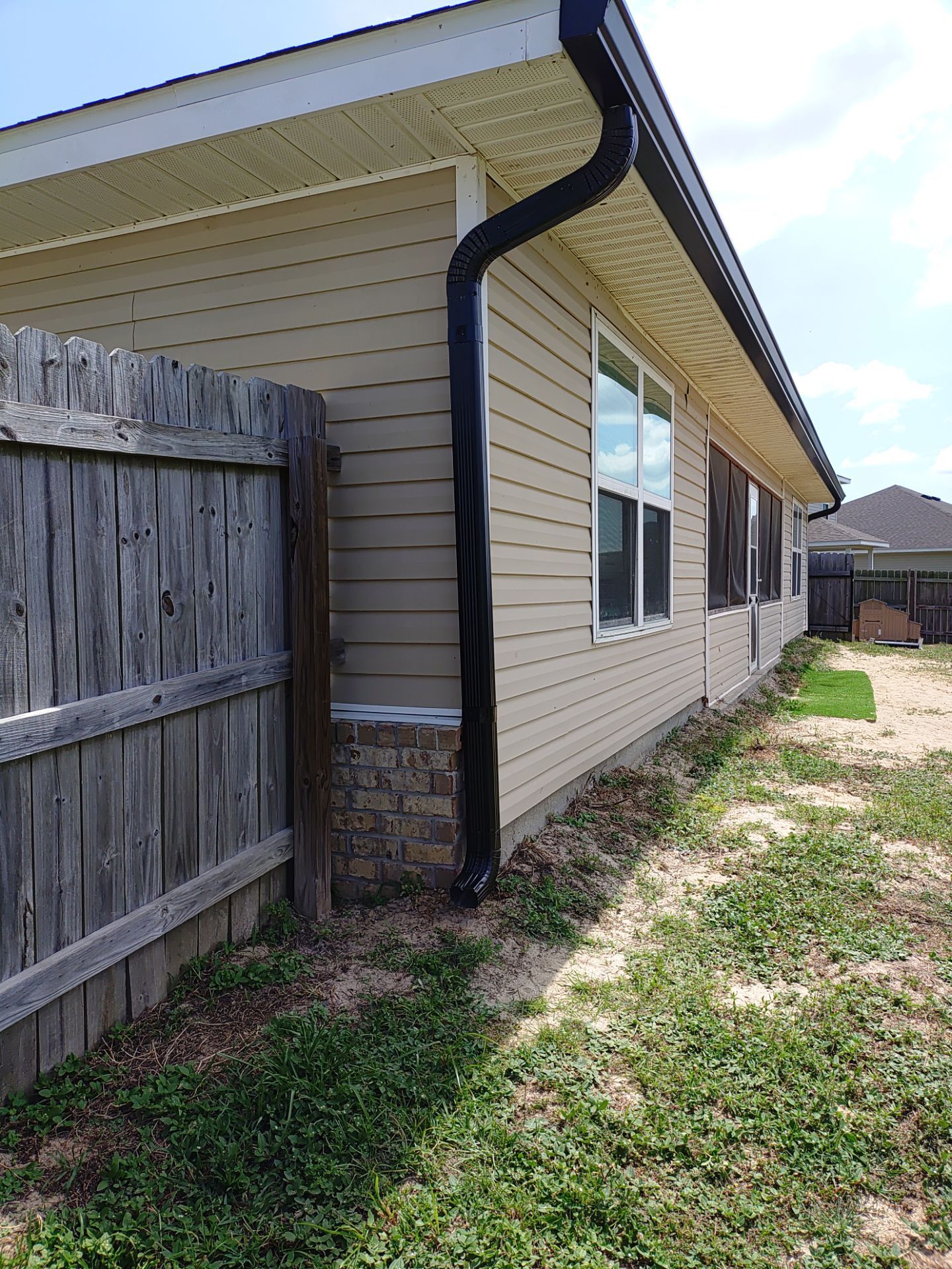 Custom Color Gutters Installed with Precision in Panama City FL by Gutter Professor by Gutter Professors