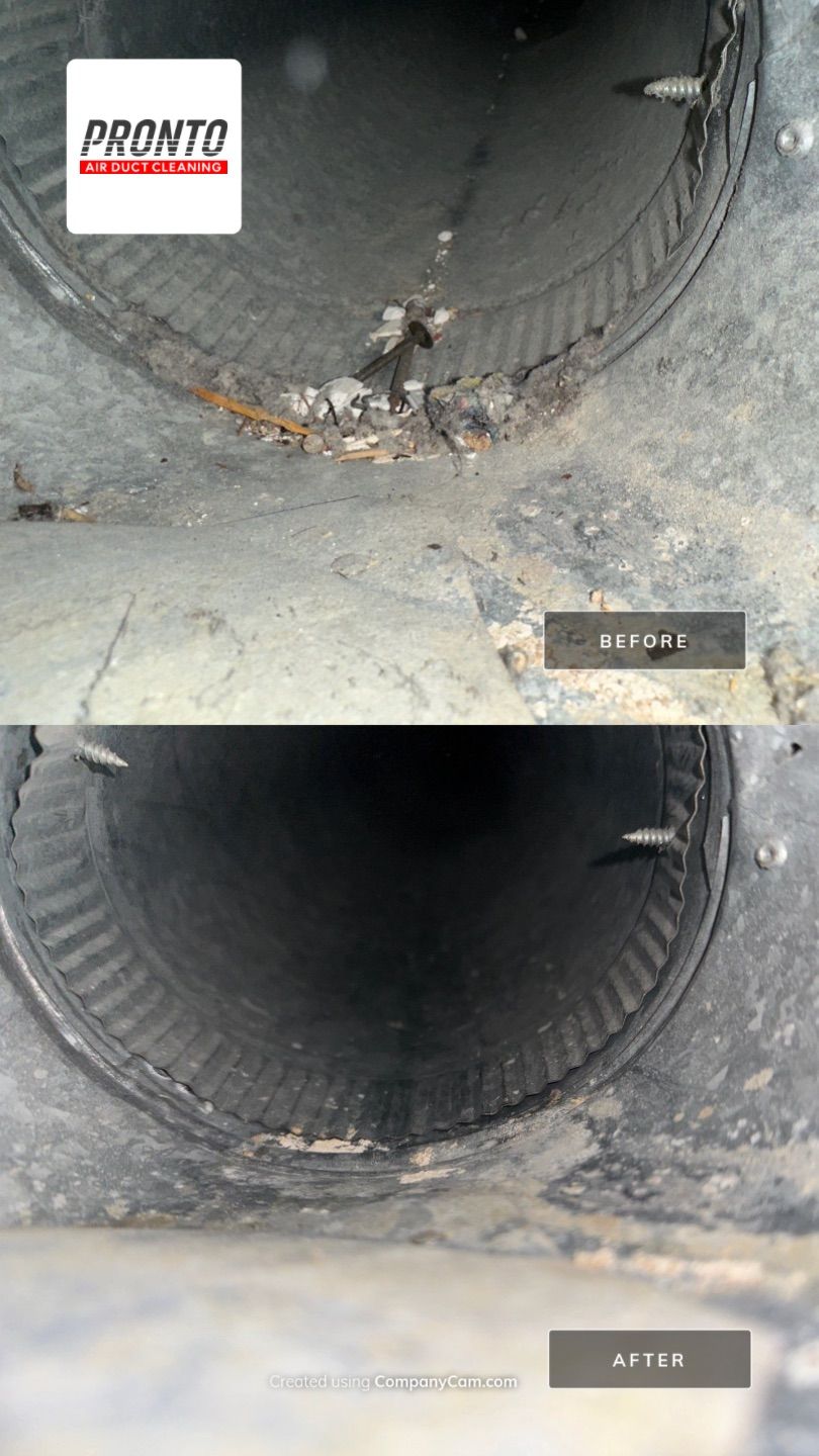 Air duct cleaning using Hypervac by Pronto Air Duct Cleaning