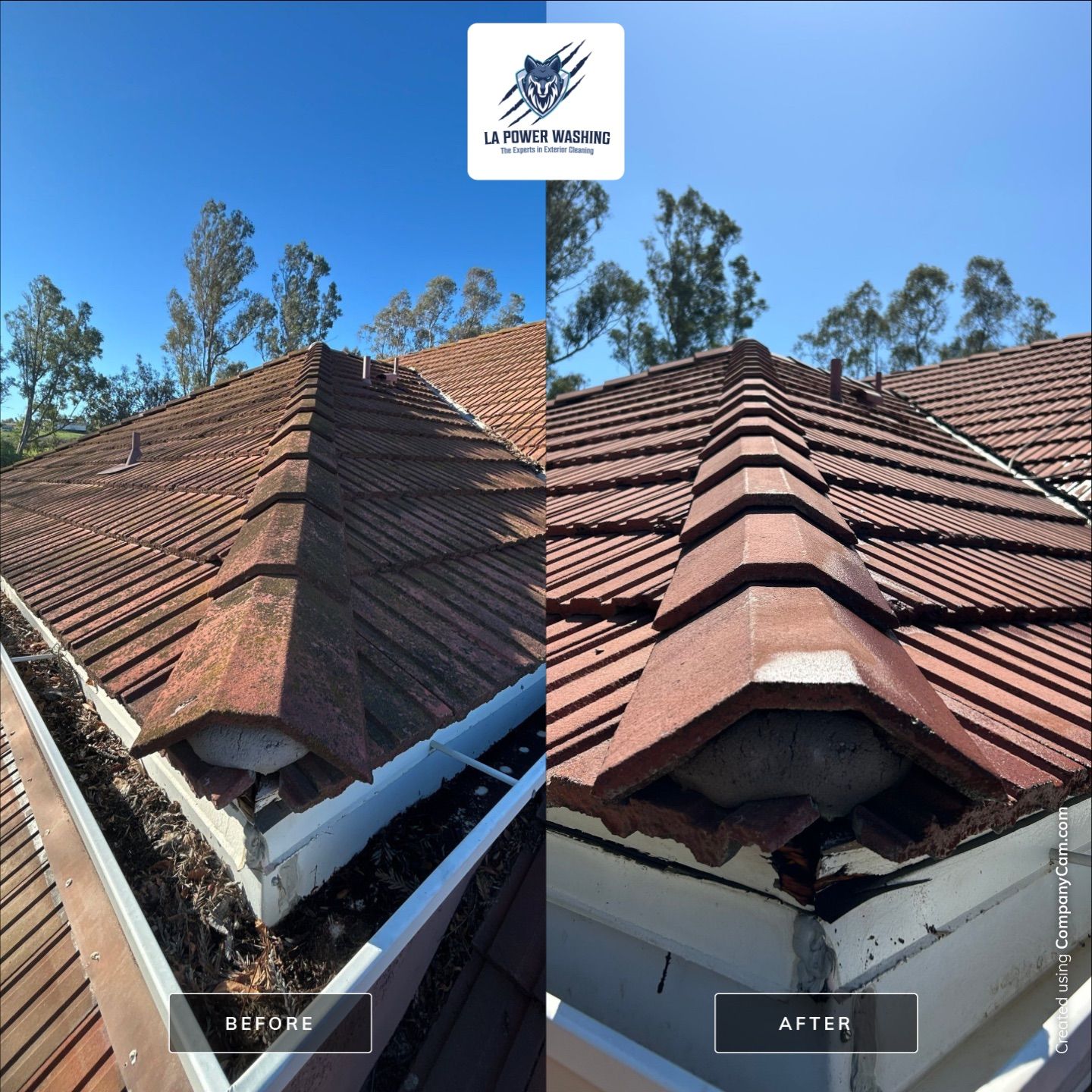 Roof Cleaning by La Power Washing Inc