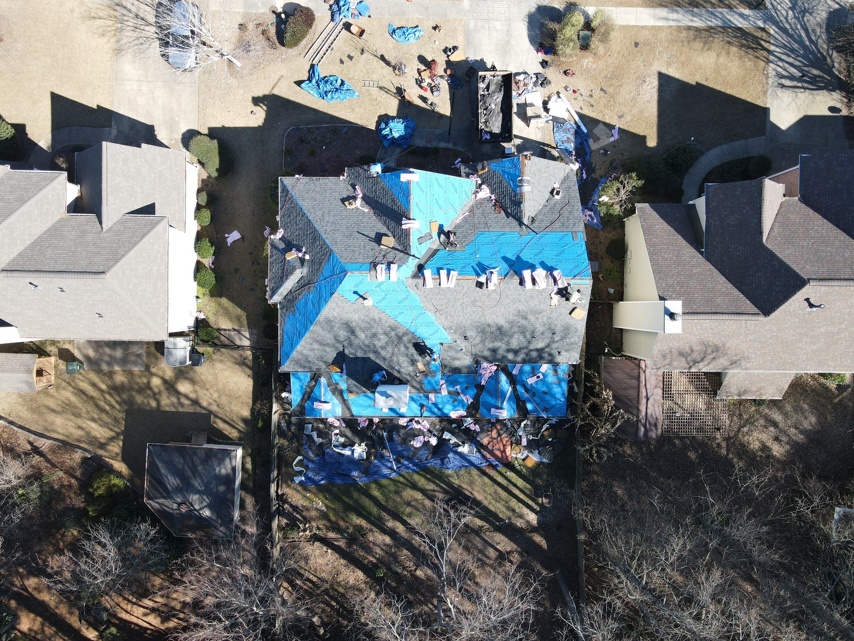 Residential Roofing Installation using Owens Corning by Inspector Roofing and Restoration