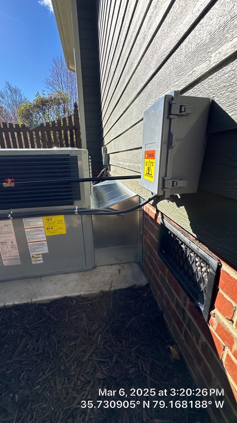 Trane Gas Package Unit Replacement by Nick's Mechanical LLC.