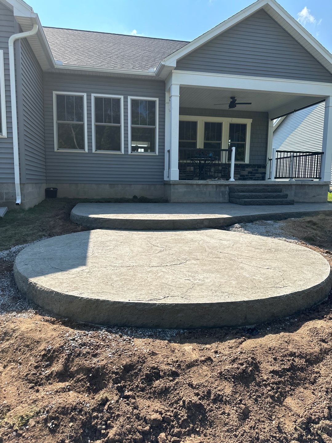 Heavystone Textured Stamped Patio  by NG Masonry & Construction LLC