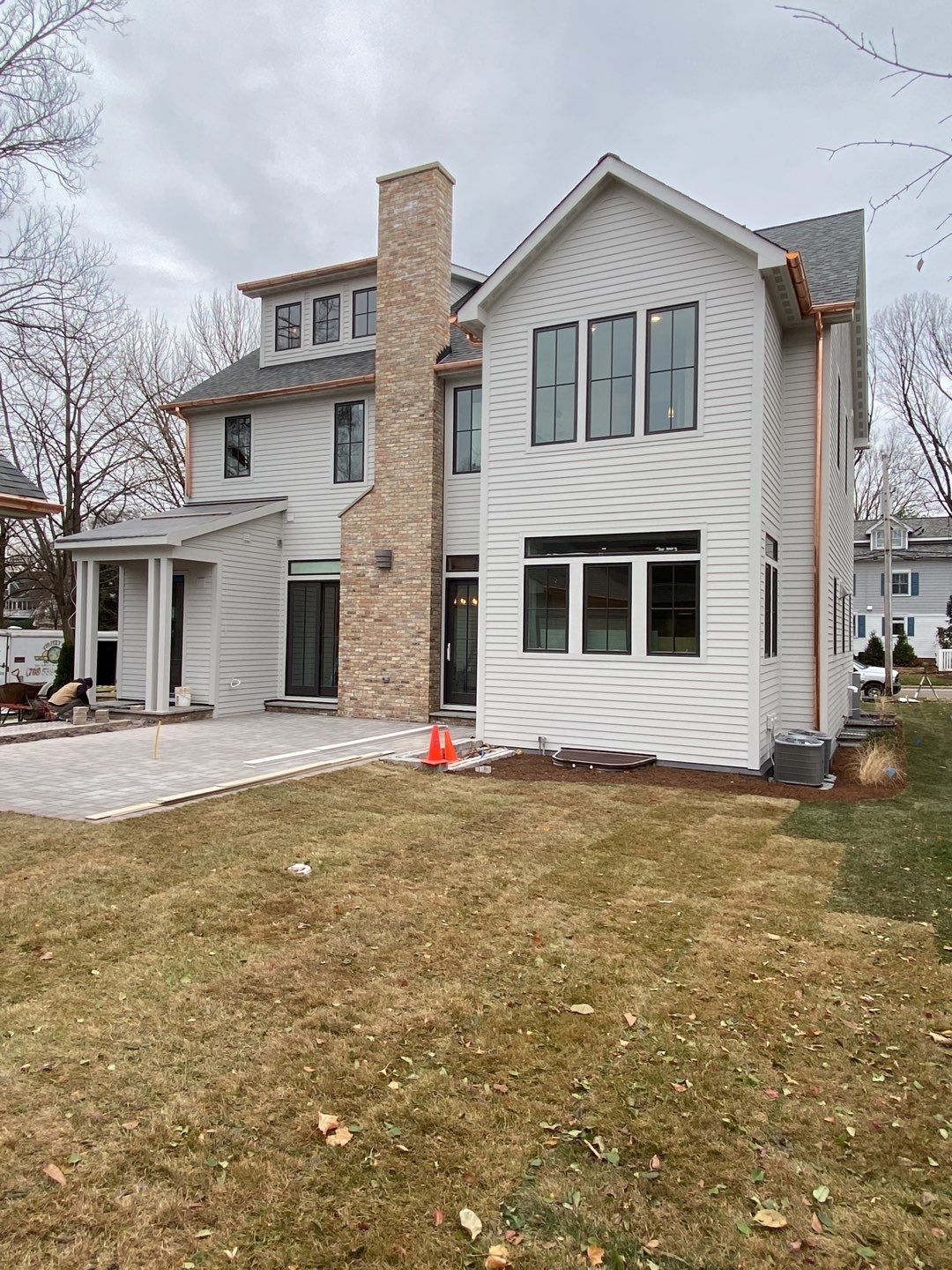 New Home Construction using Fiber Cement by Style Exteriors by Corley