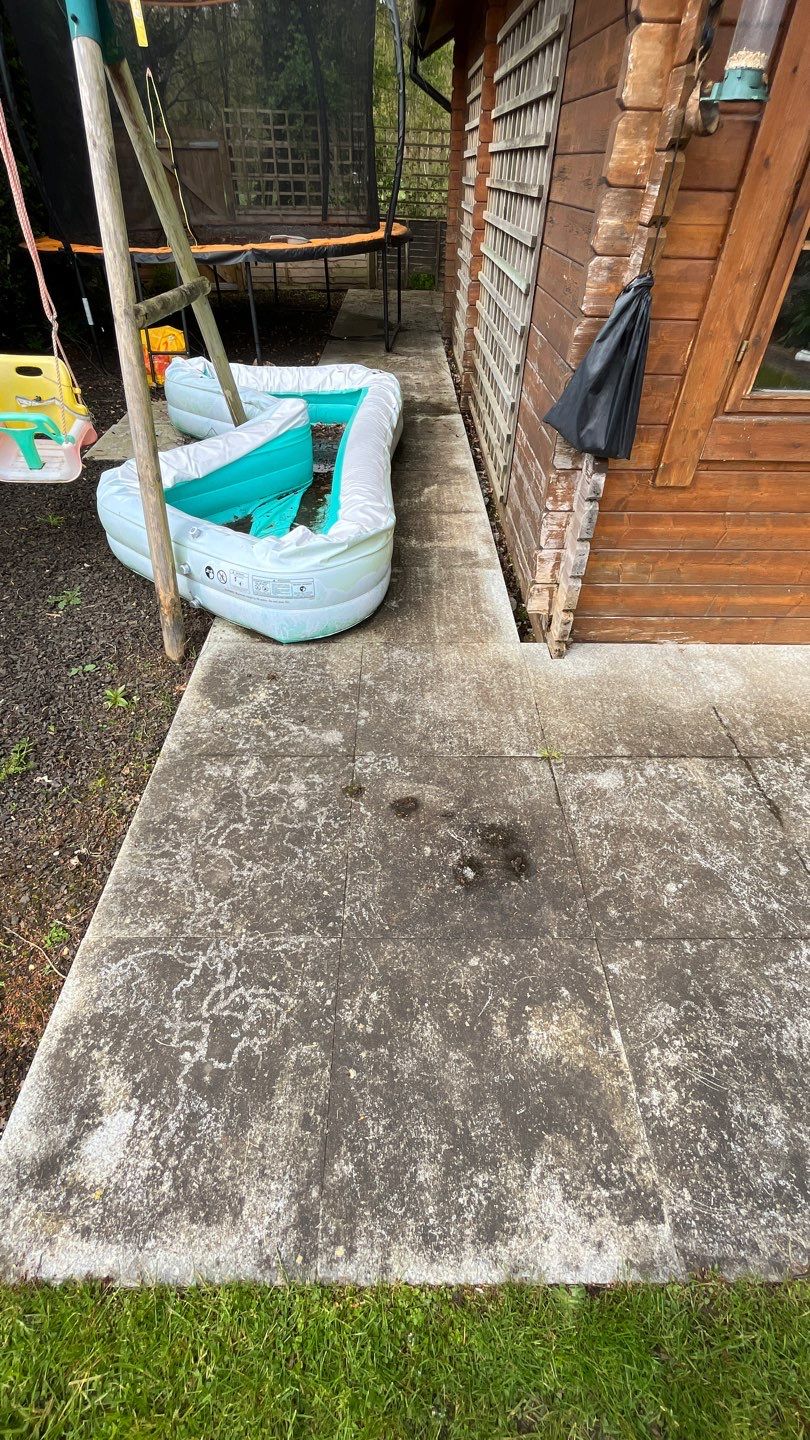 Patio Clean using honda 21 ltr/min by Ges Exterior Cleaning ltd