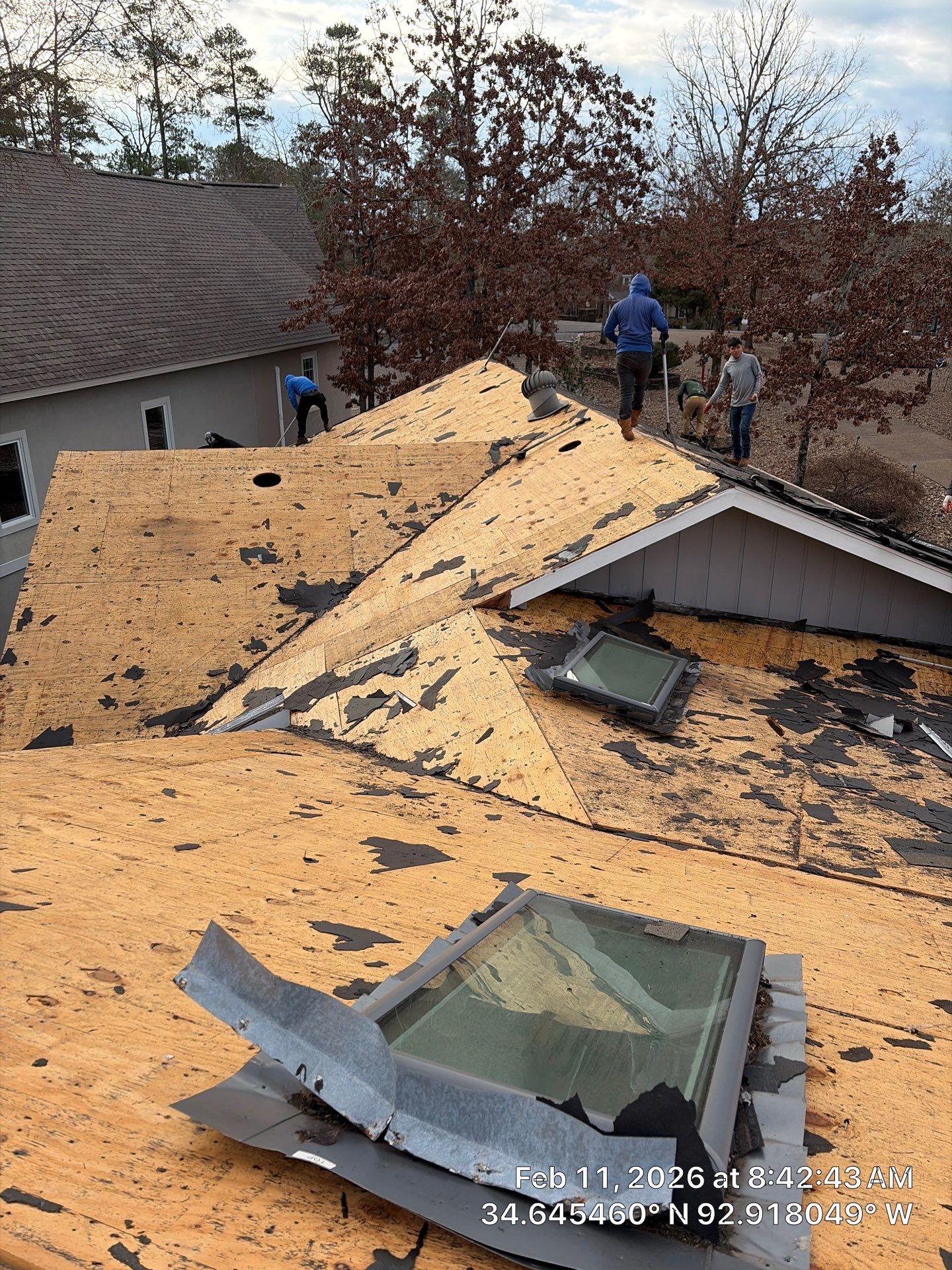 GAF Timberline HDZ Shingle Roof Installation in Hot Springs Village by Temple Roofing and Exteriors