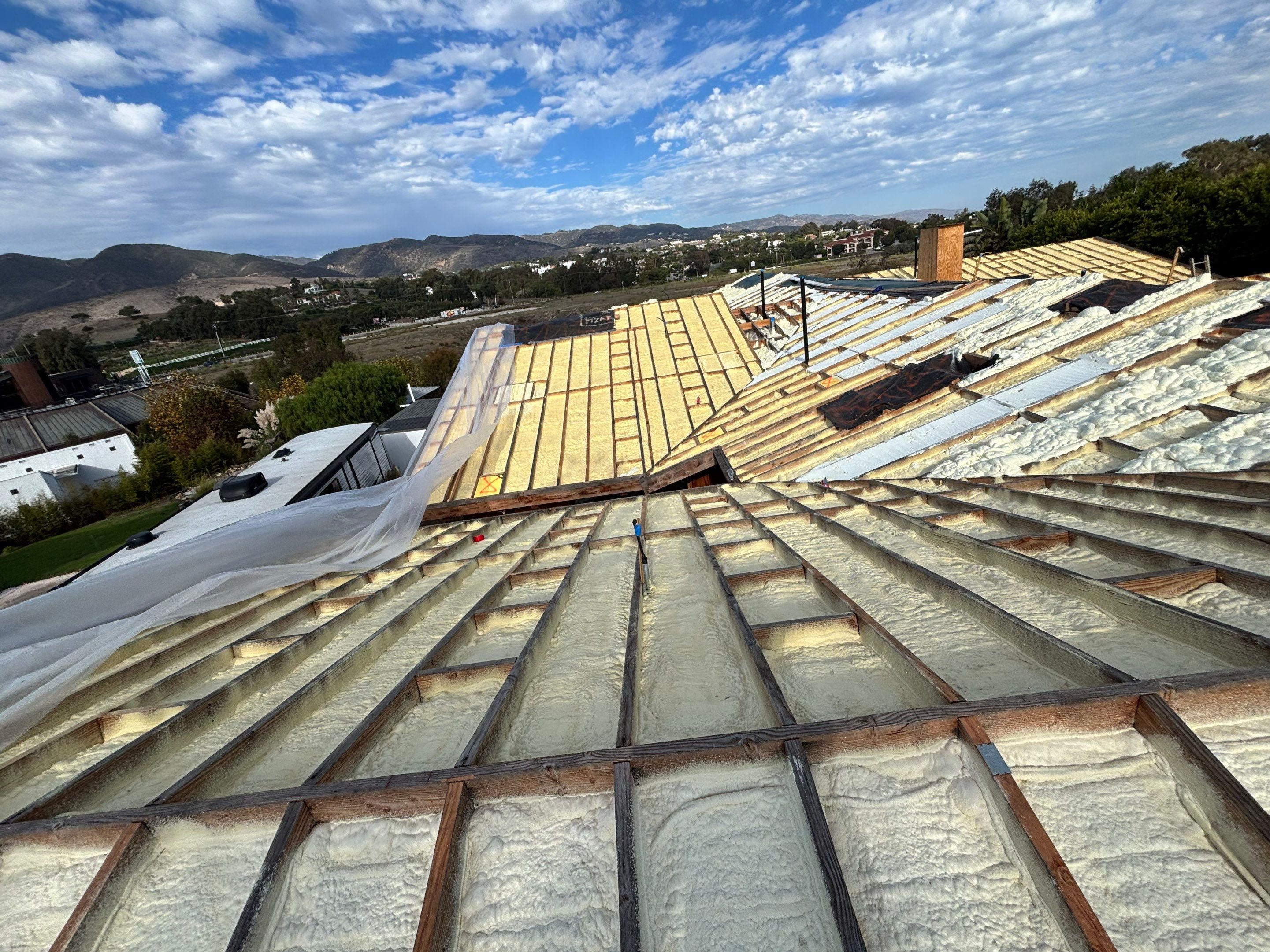 Spray Foam Project in Malibu by Insulation Labs
